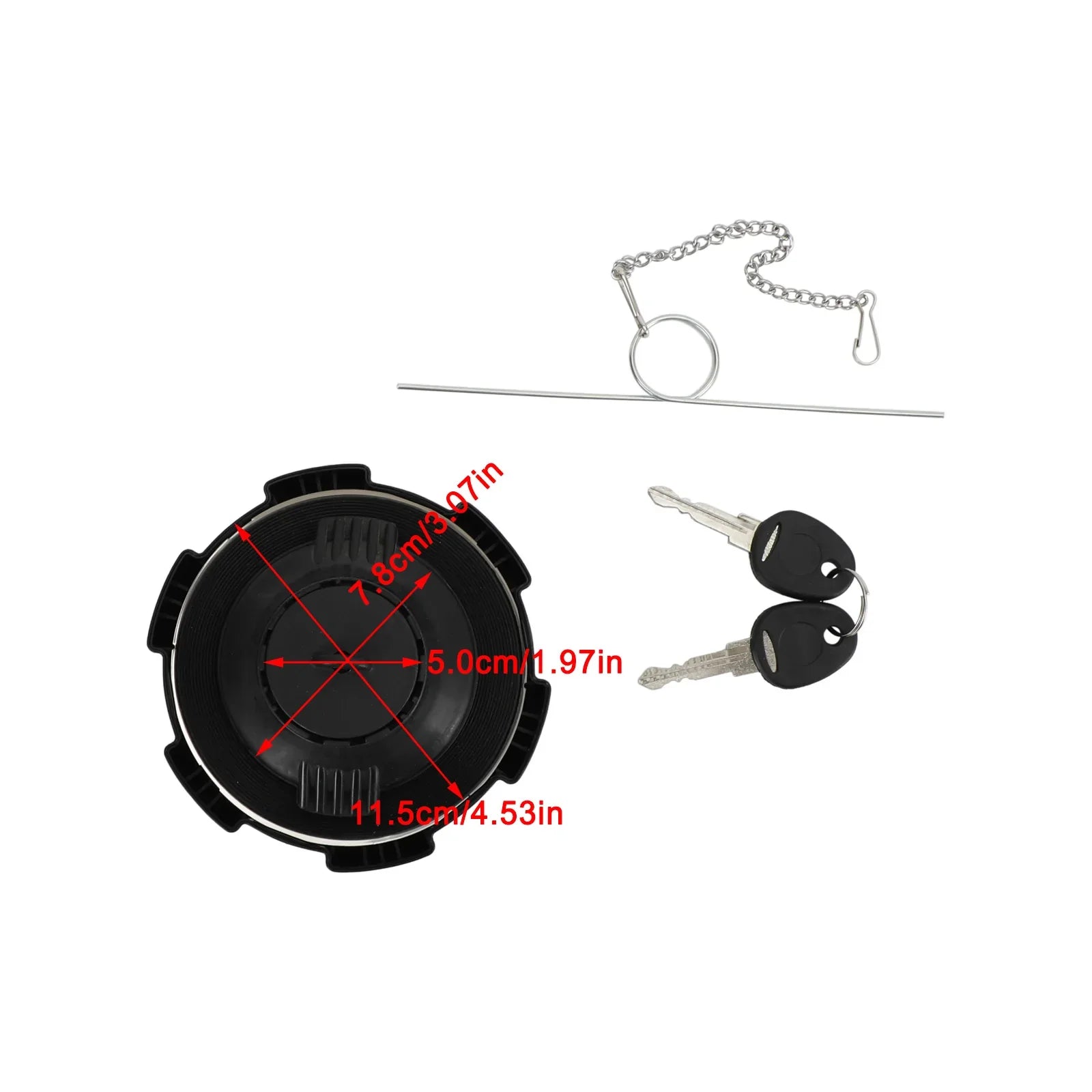 Per Volvo Tappo Serbatoio Blocco con Chiavi Caricatore L60 L90 L110 L120 20392751