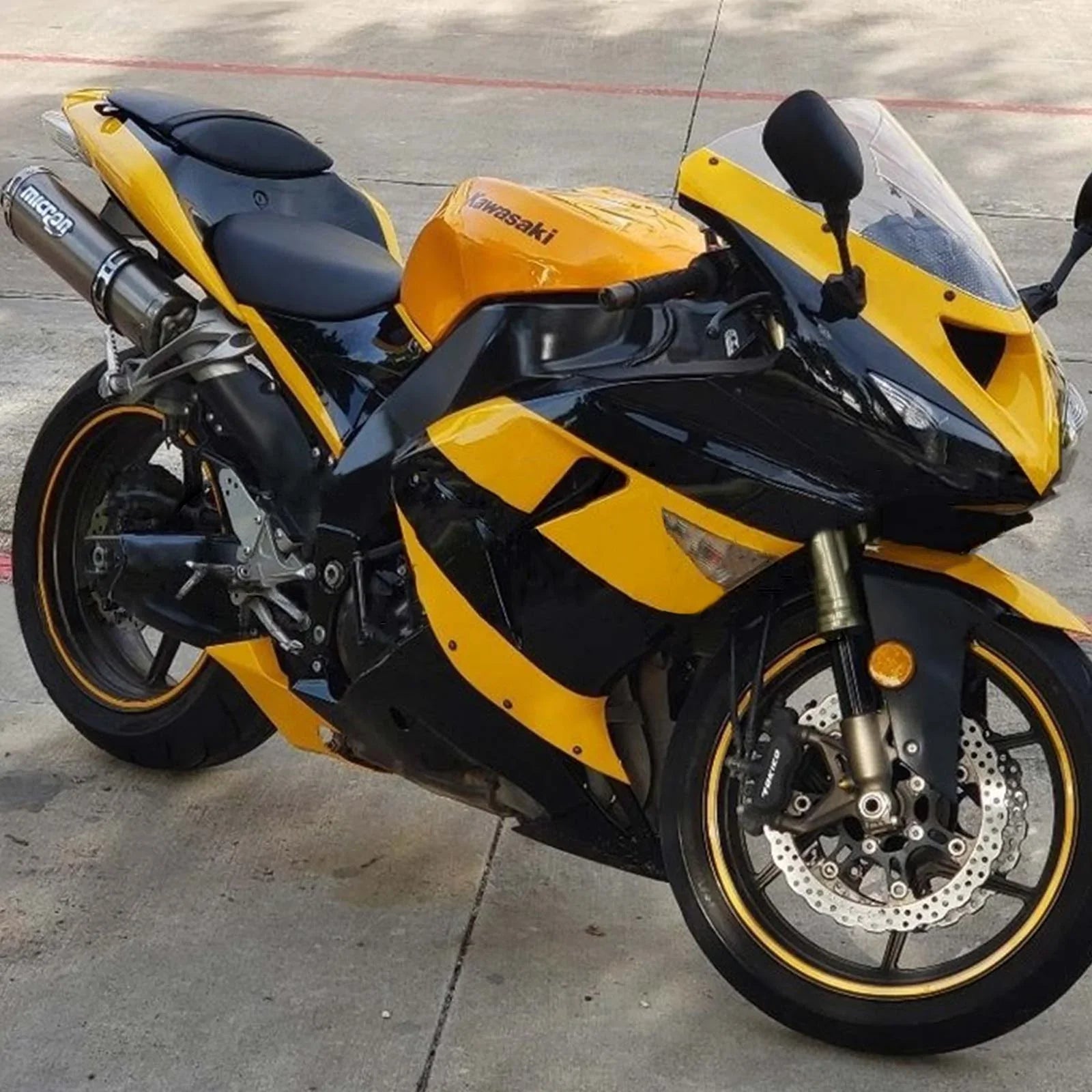 Amotopart kuipset voor Kawasaki ZX10R 2006-2007 Generiek