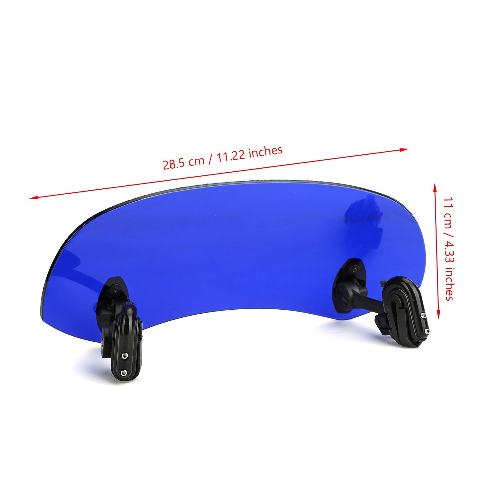 Clip regolabile in moto sul deflettore del vento di espansione del parabrezza