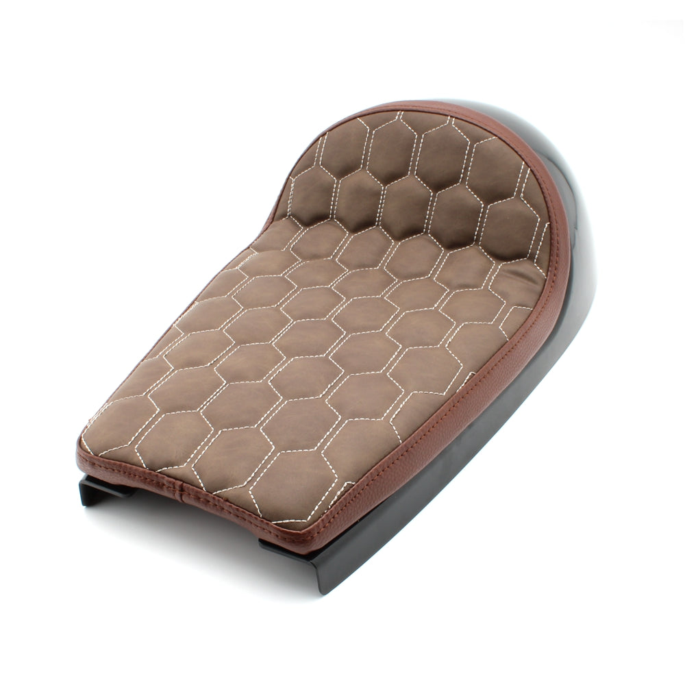 Universal Cafe Racer Seat Retro Vintage Cushion Scrambler Red Banc Generic