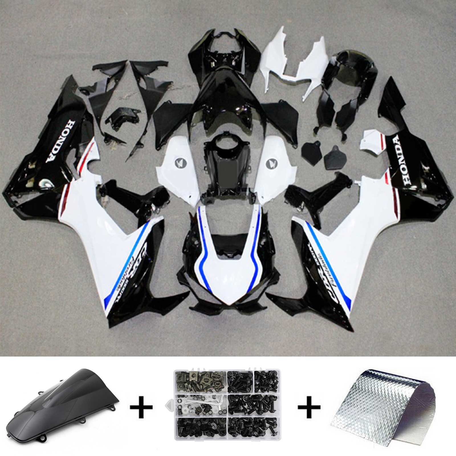 Amotopart Honda CBR1000RR 2017-2025 ABS muovinen korin suojasarja