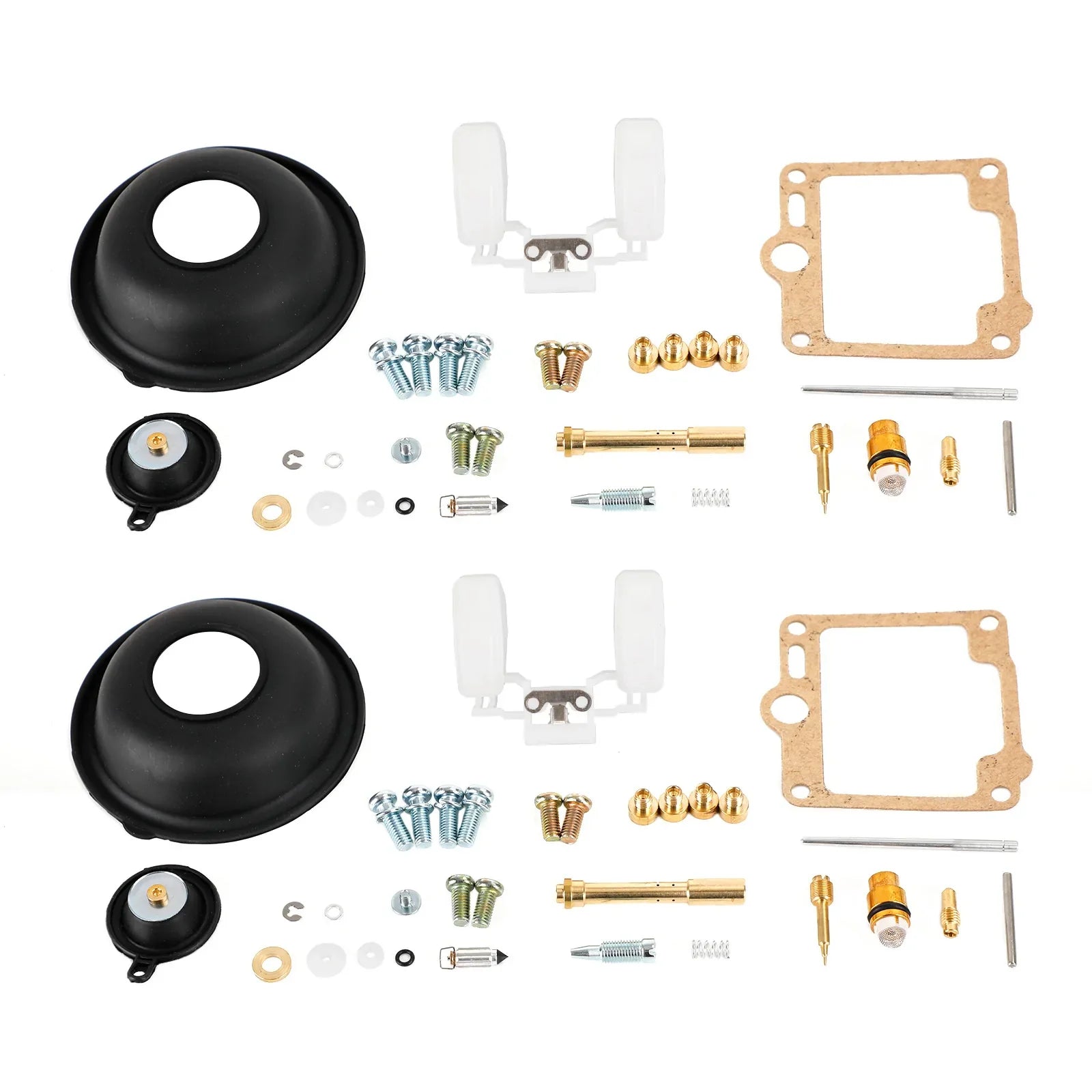 Kit di riparazione ricostruzione carburatore 2X per Yamaha Virago XV750 1988-1998 generico