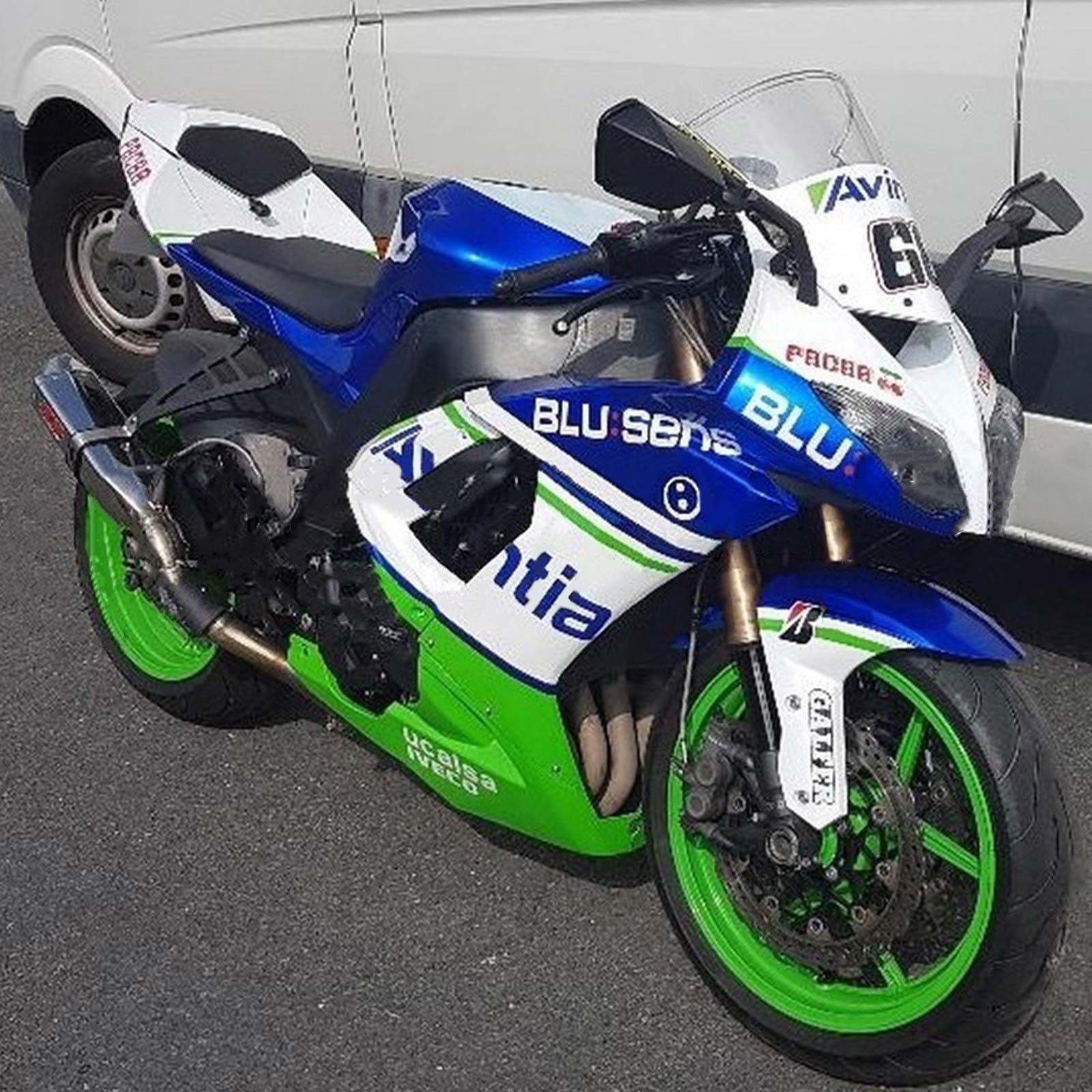 Kit de carénage Amotopart pour Kawasaki ZX10R 2008-2010 Générique