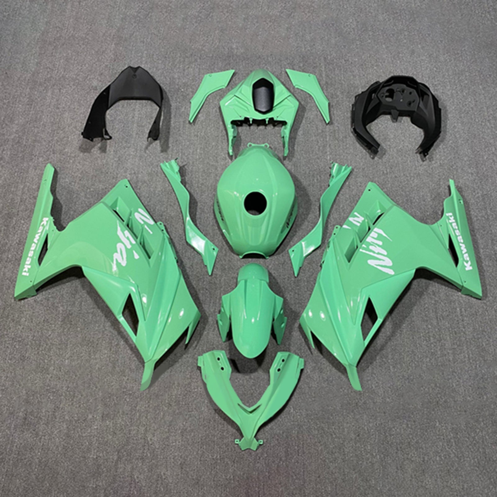 Amotopart Kawasaki EX300/Ninja 300 2013-2017 ABS kunststof carrosseriekuipset