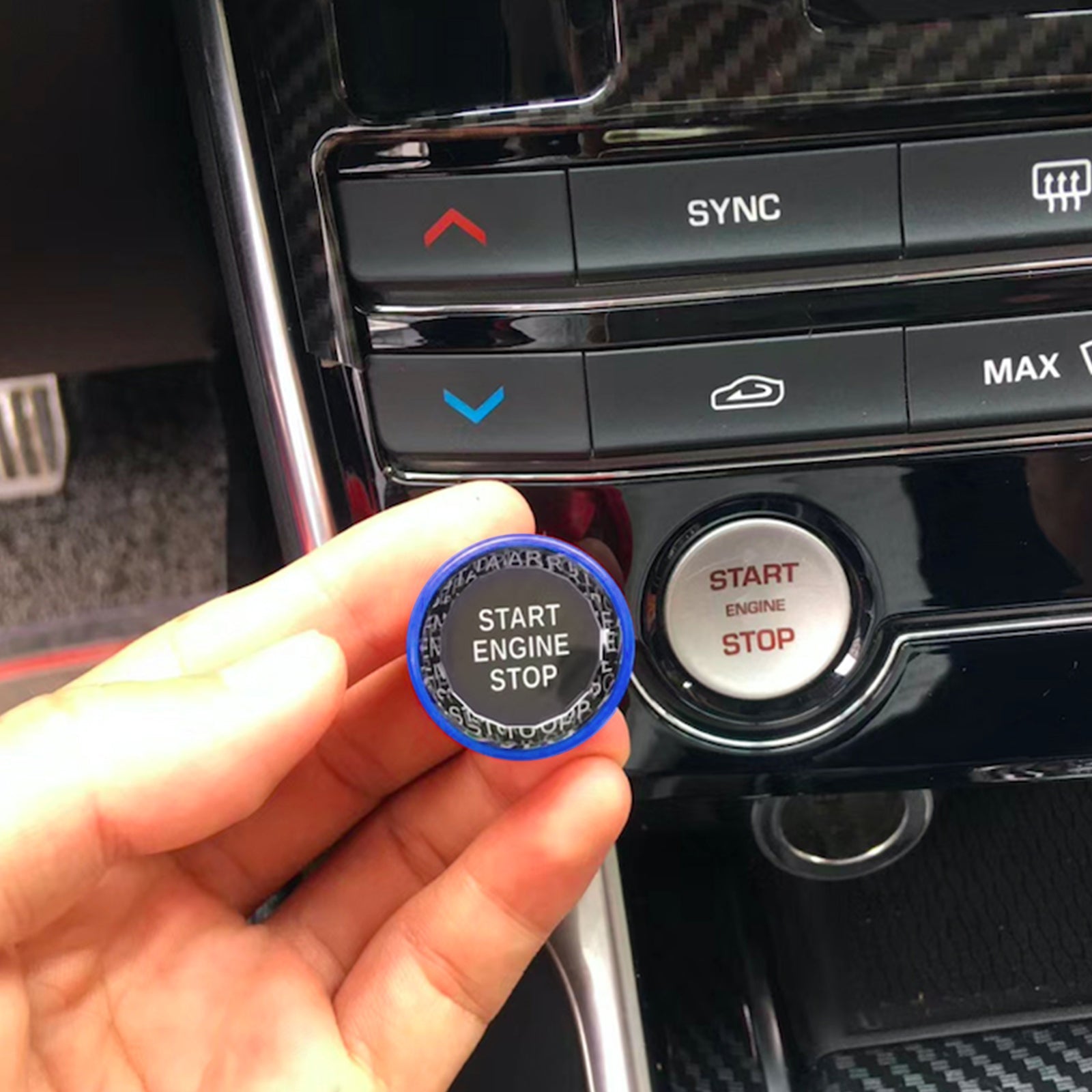 Jaguar XF XE F-Pace Engine START STOP PUSH GUTK SWITCH DECOR