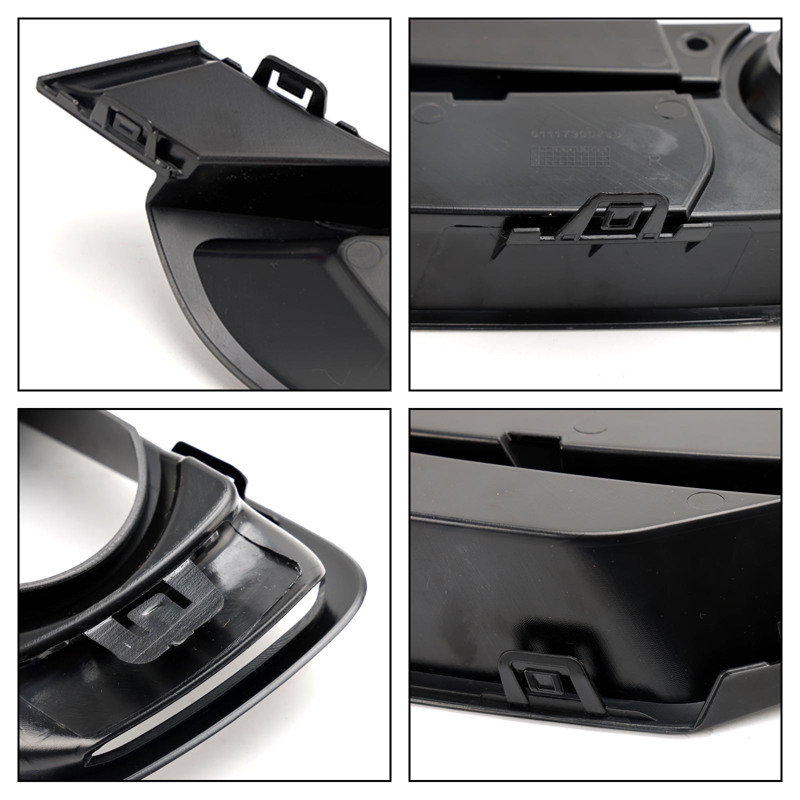 BMW 3-sarjan F30 F31 2013-2015 2kpl etupuskurin sumuvalon säleikön suojat