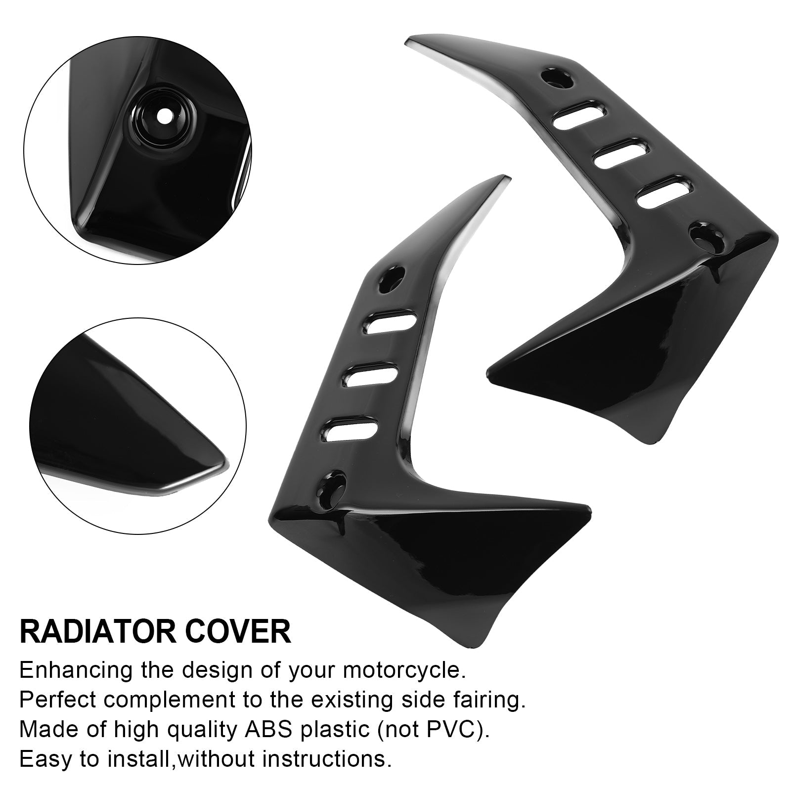 Panel pokrywy chłodnicy motocyklowej dla Kawasaki Z750 2004-2007 Ogólny