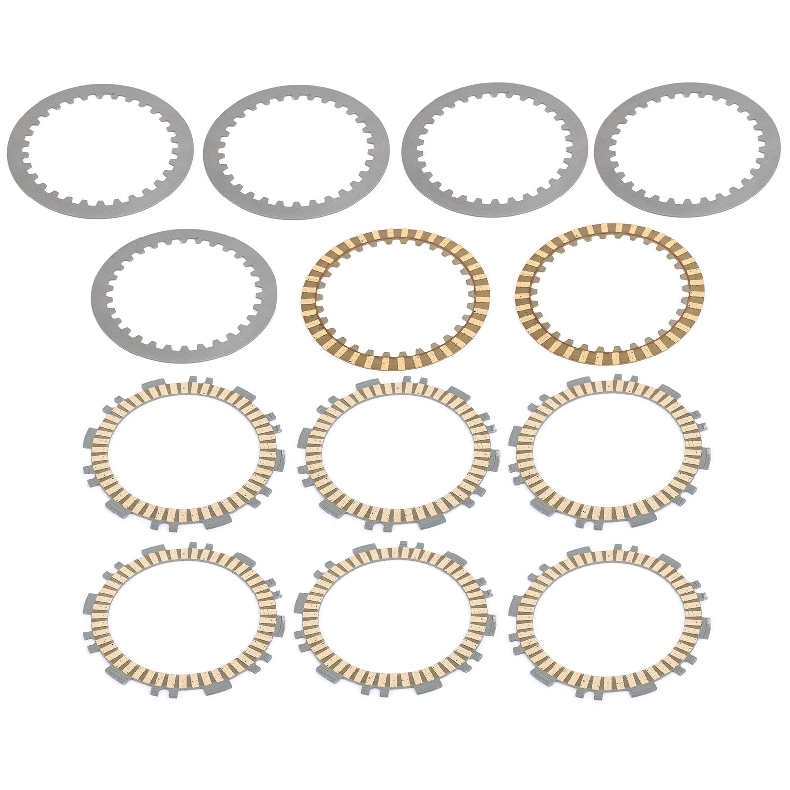 Zestaw sprzęgła i tarcze cierne ze stali do Yamaha XP500 T-MAX Tmax 500 2012-2017 Generic