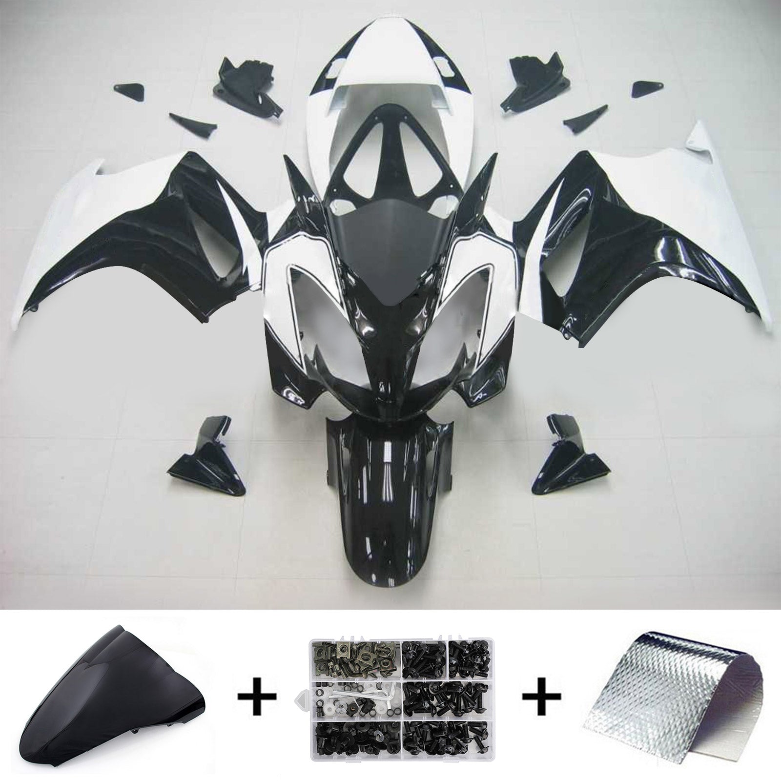 Amotopartin suojaus Honda VFR800 2002-2012 Ruiskutus ABS Muovikori 012# Generic