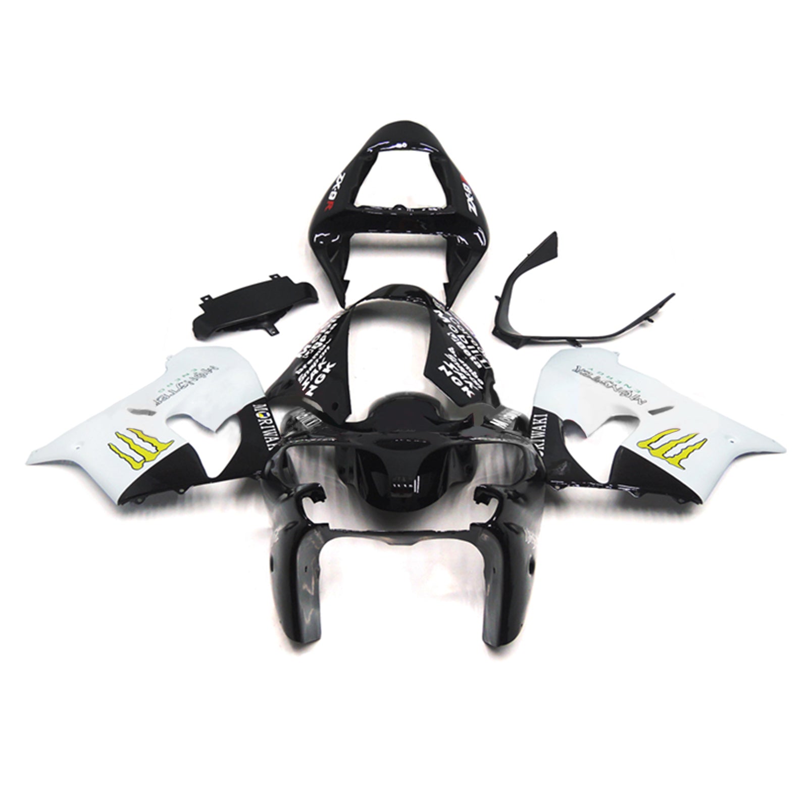 Amotopart Kawasaki ZX9R 2002-2003 ABS kunststof carrosseriekuipset