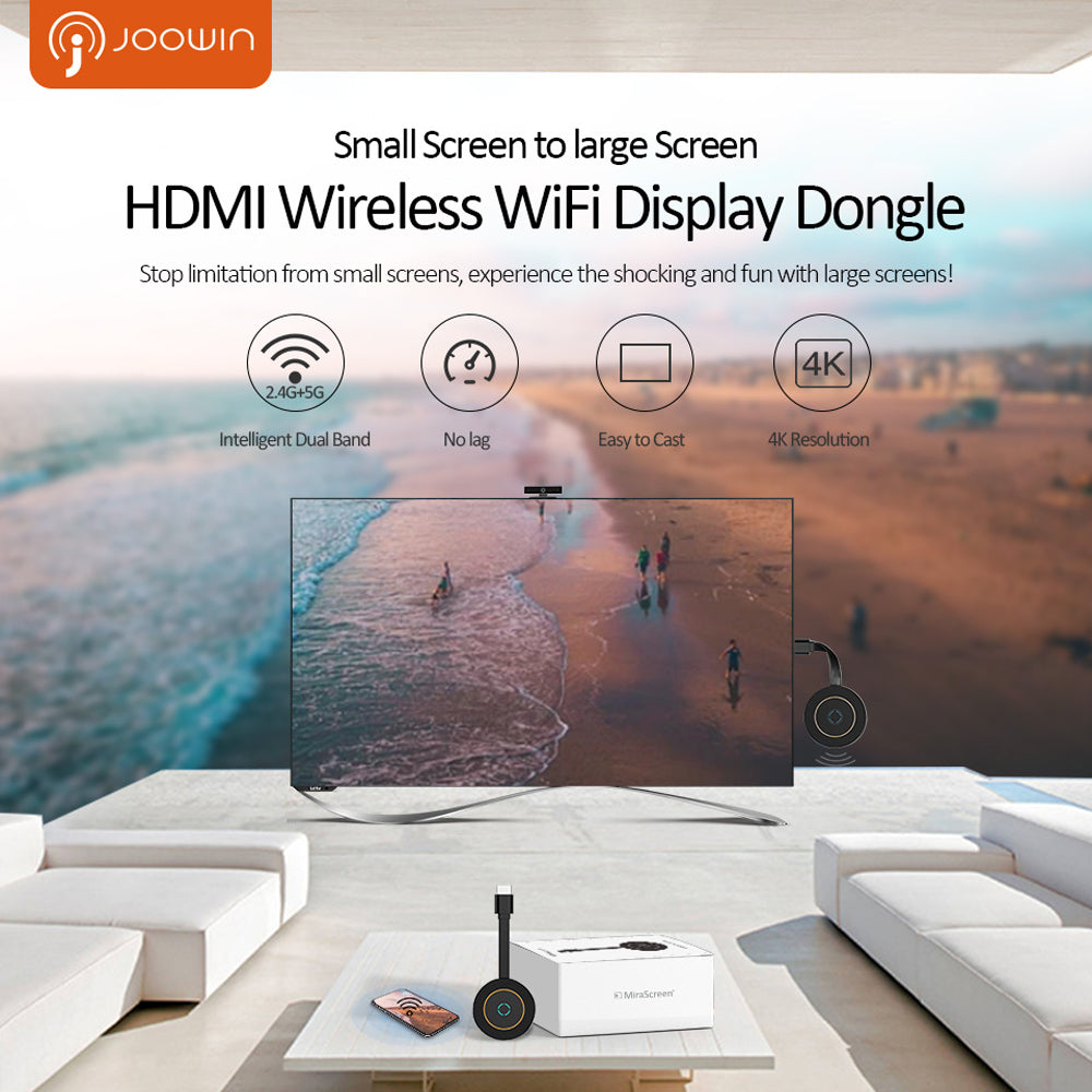 Prawdziwy odbiornik TV 4K G10 Dongle Wyświetlacz HDMI TV WiFi TV Streamer