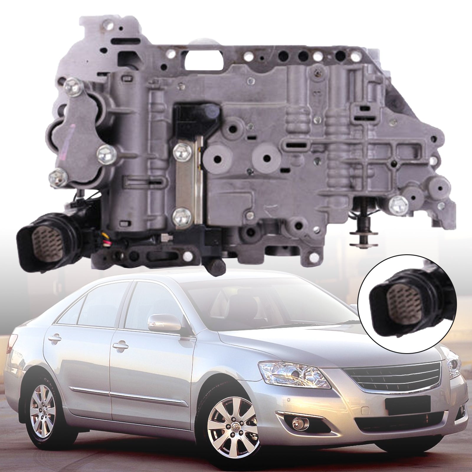 2008-2011 Toyota Alphard Avalon Belde LEXUS RX 350 V6 3.5L Venza L4 2.7L V6 3.5L U660E Cuerpo de válvula de transmisión con 7 solenoides