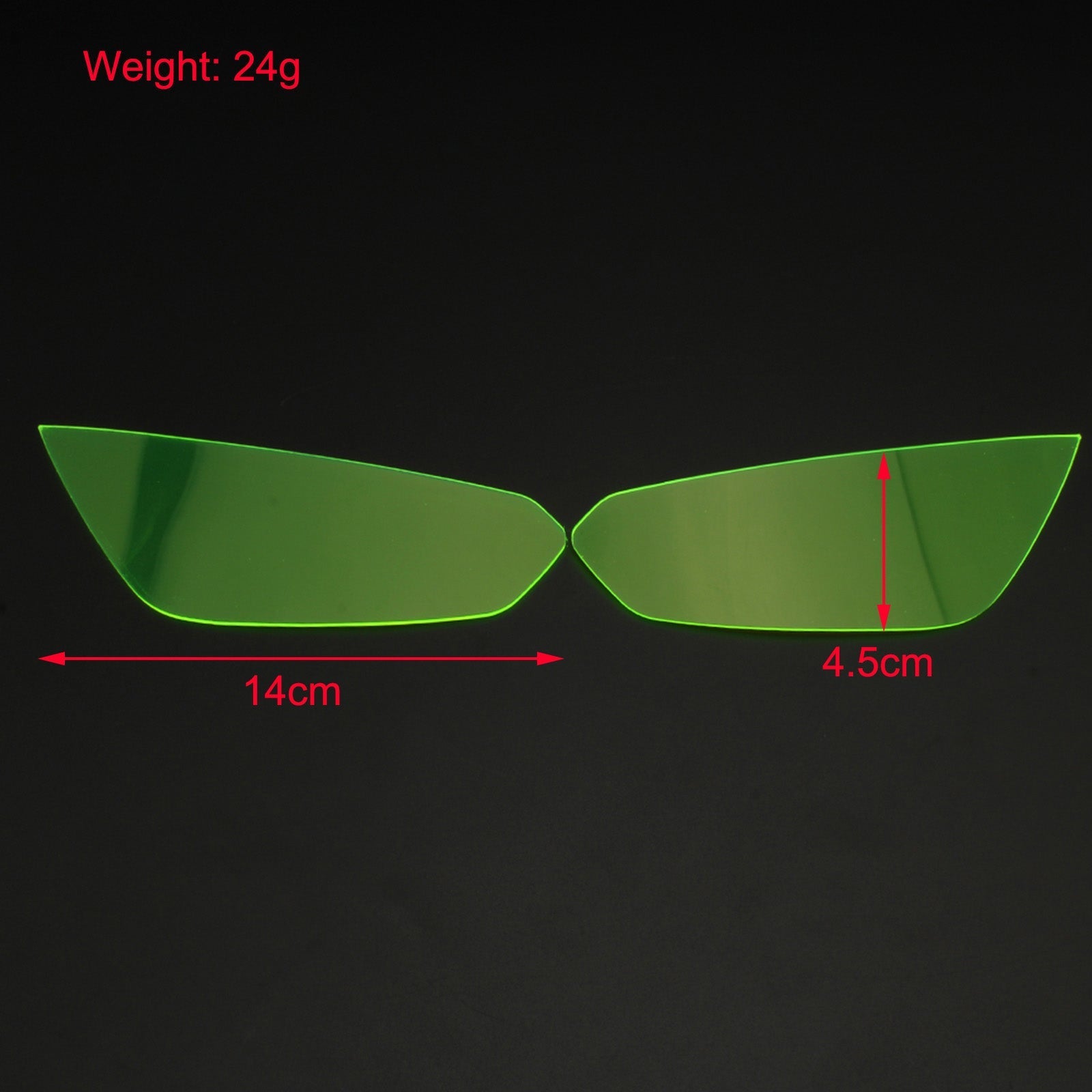 Beschermer van lens voor vuurtoren geschikt voor Kawasaki Z1000R 14-21 Generieke rook