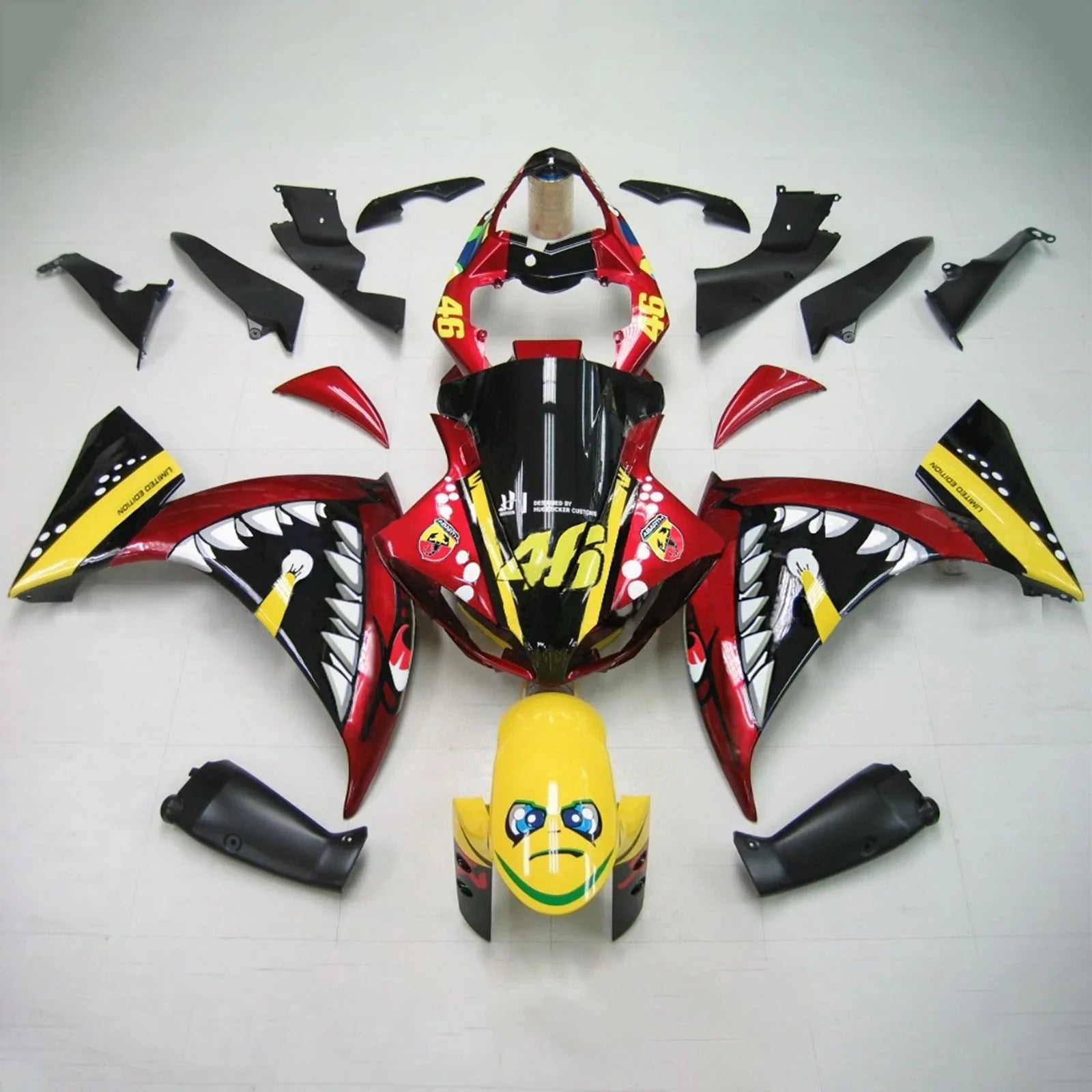 Kit carena Amotopart per Yamaha YZF 1000 R1 2009-2011 generico