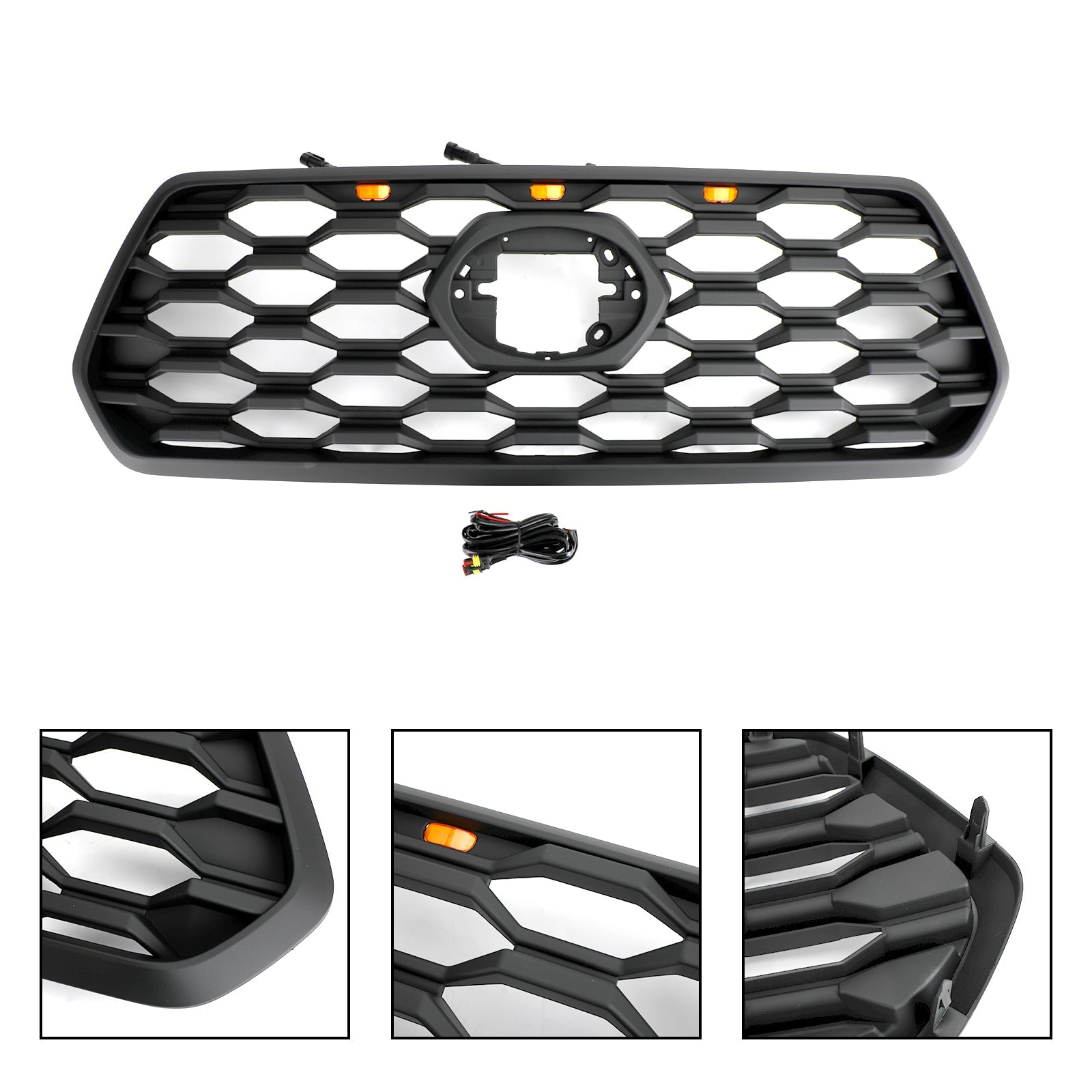 Toyota Tacoma 2018-2023 Style Style Bumper Grid z LED lučjo
