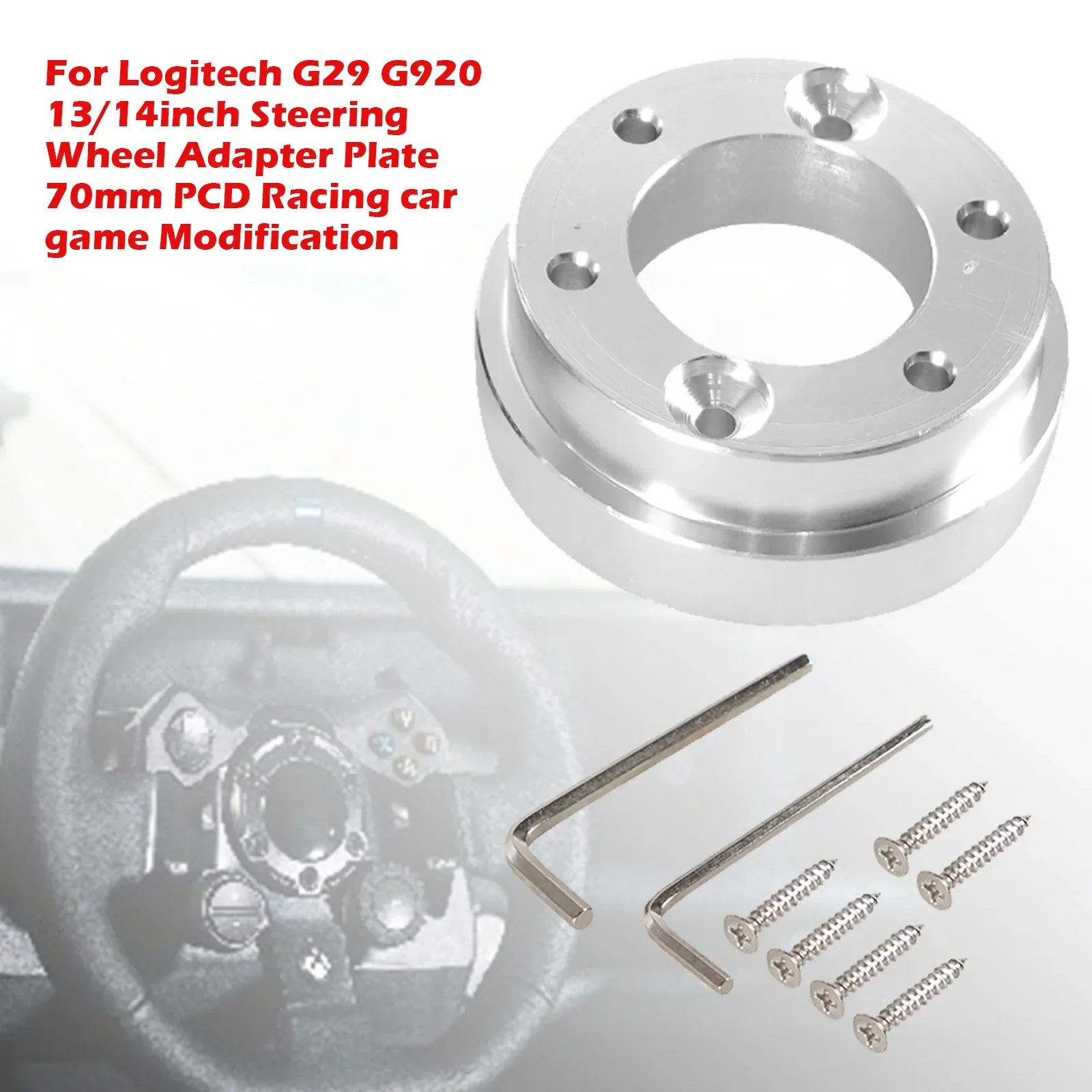 Za Logitech G29 G920 13/14 palčni leteči adapter 70 mm PCD Racing