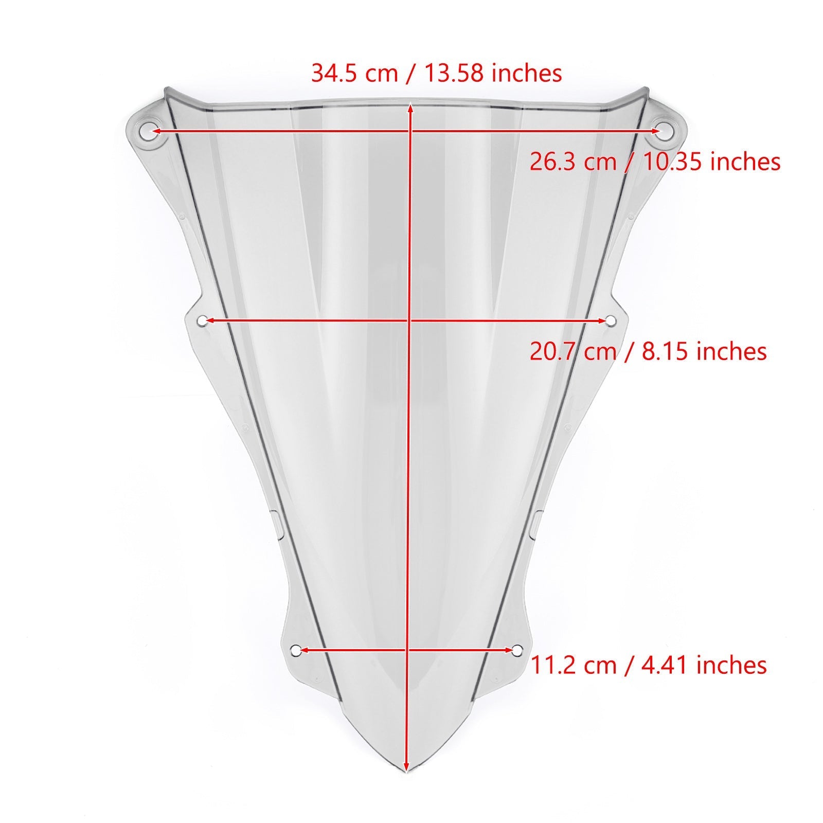 Protezione del parabrezza per Kawasaki Ninja ZX25R ZX-25R 2020-2021 Generico