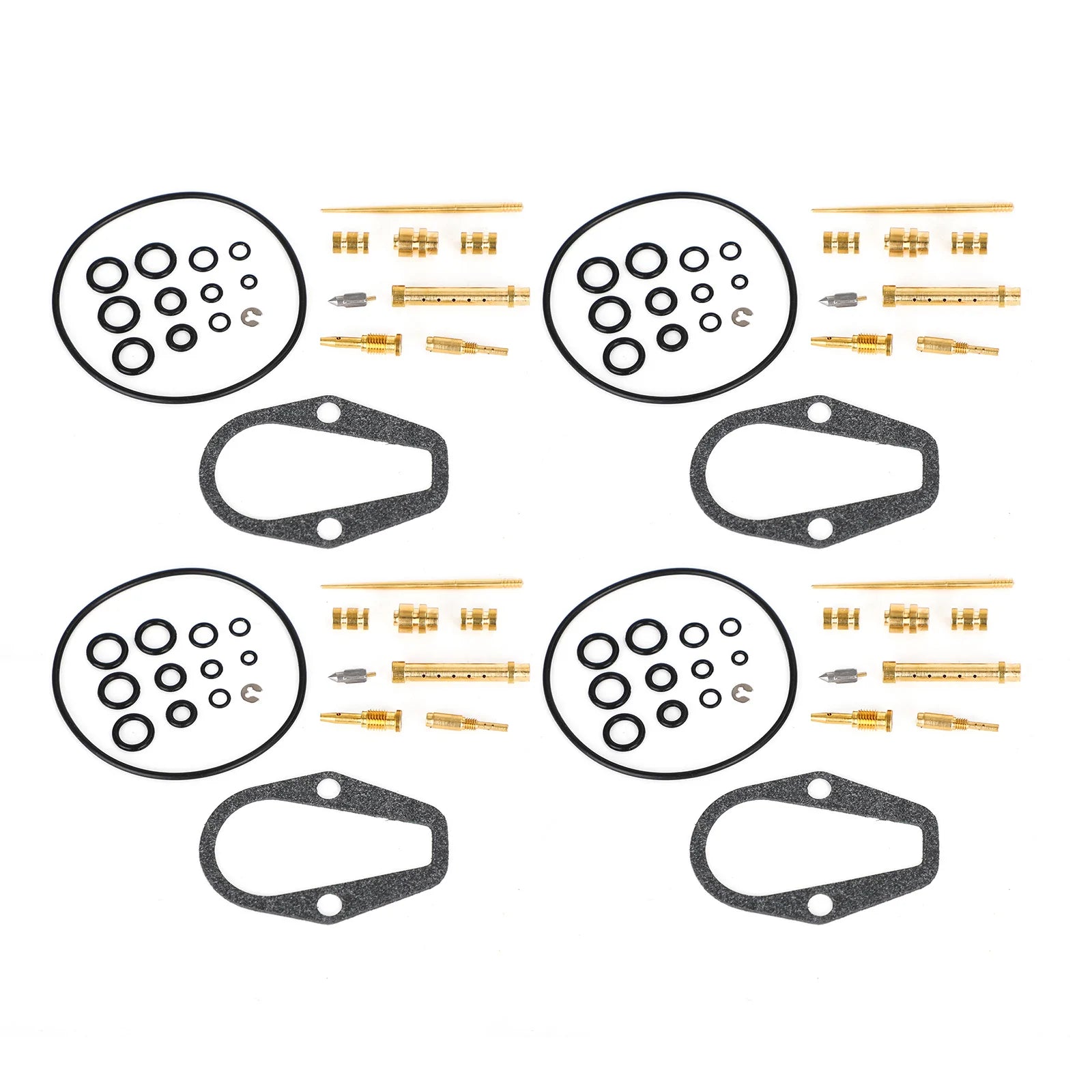 Kit de reconstrucción de carburador 4x para Honda CB500 CB500K cuatro 1971-1973 genérico