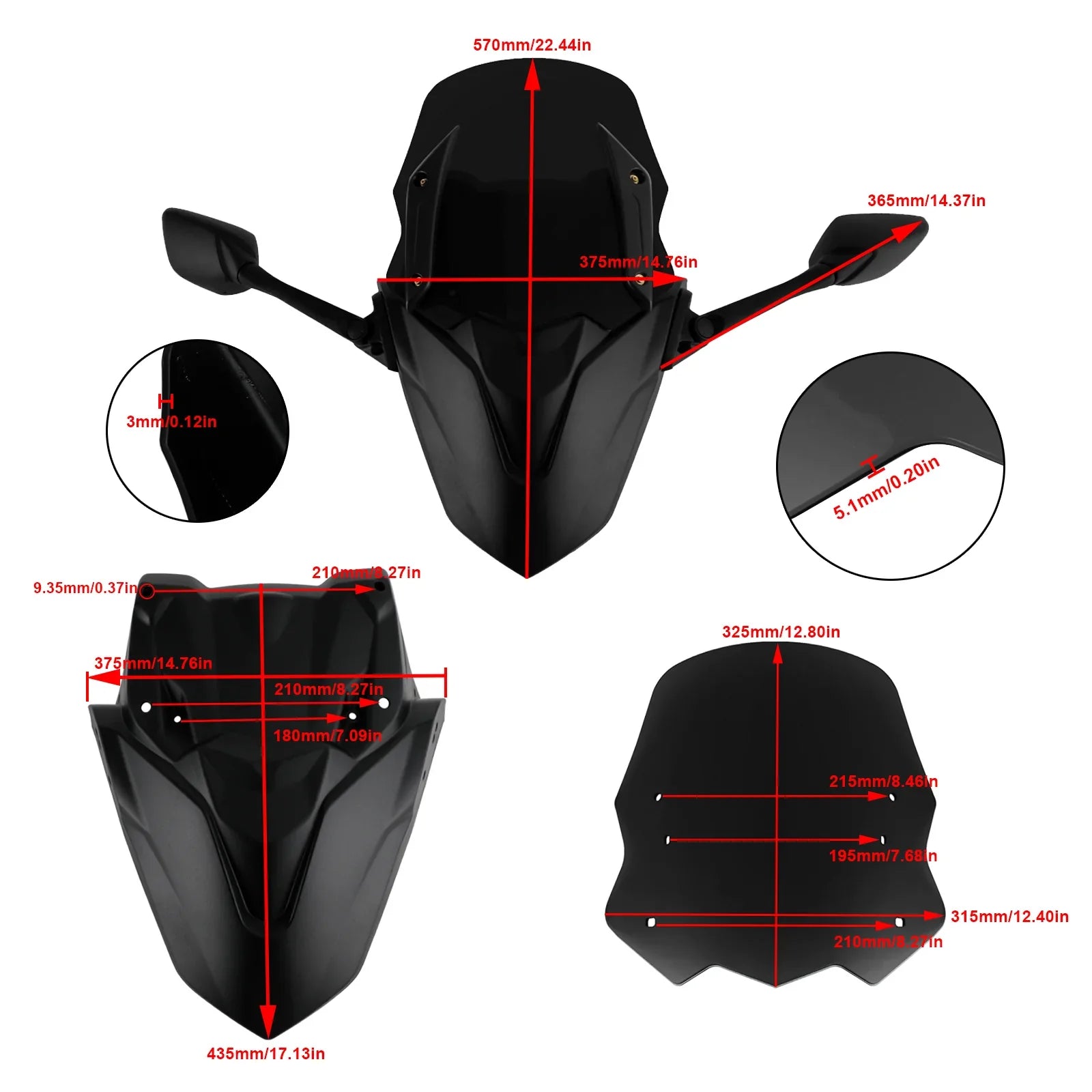 ABS MOTORCYCLE CARATTHE YAMAHA NMAX155 N-MAX 155 2021-2022