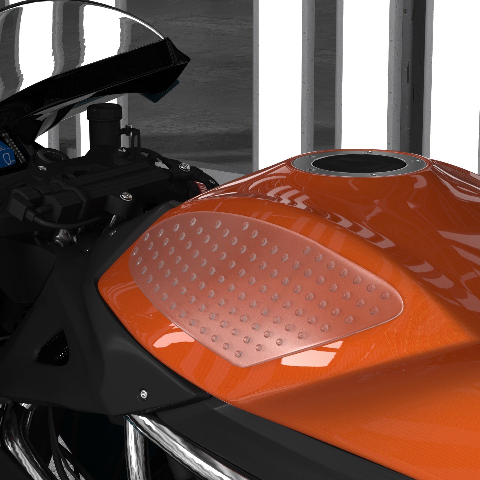 Protecteur de poignée de genou à gaz latéral pour coussin de traction de réservoir pour Honda CBR 600RR CBR1000RR générique