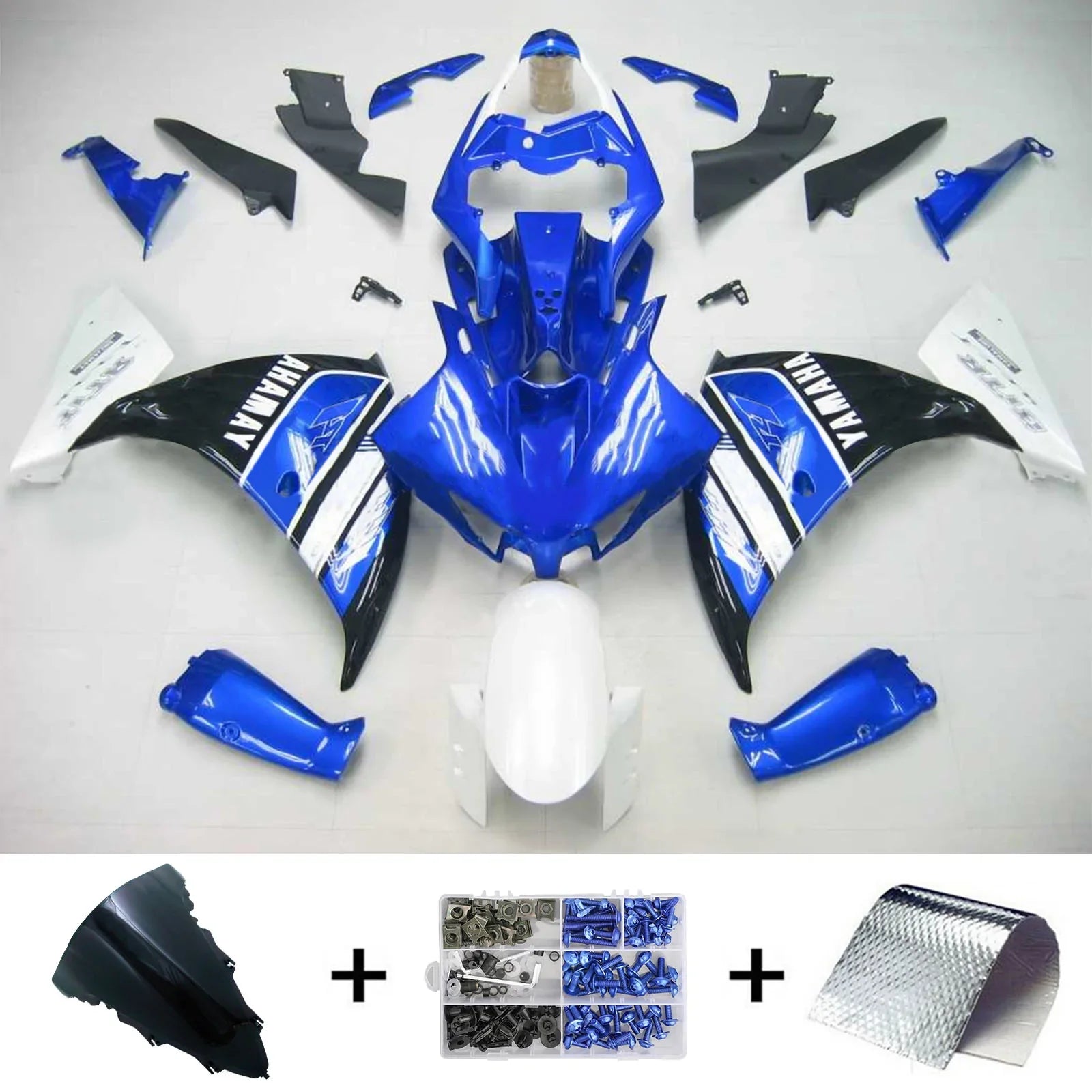 Kit de carénage Amotopart pour Yamaha YZF 1000 R1 2012-2014 générique