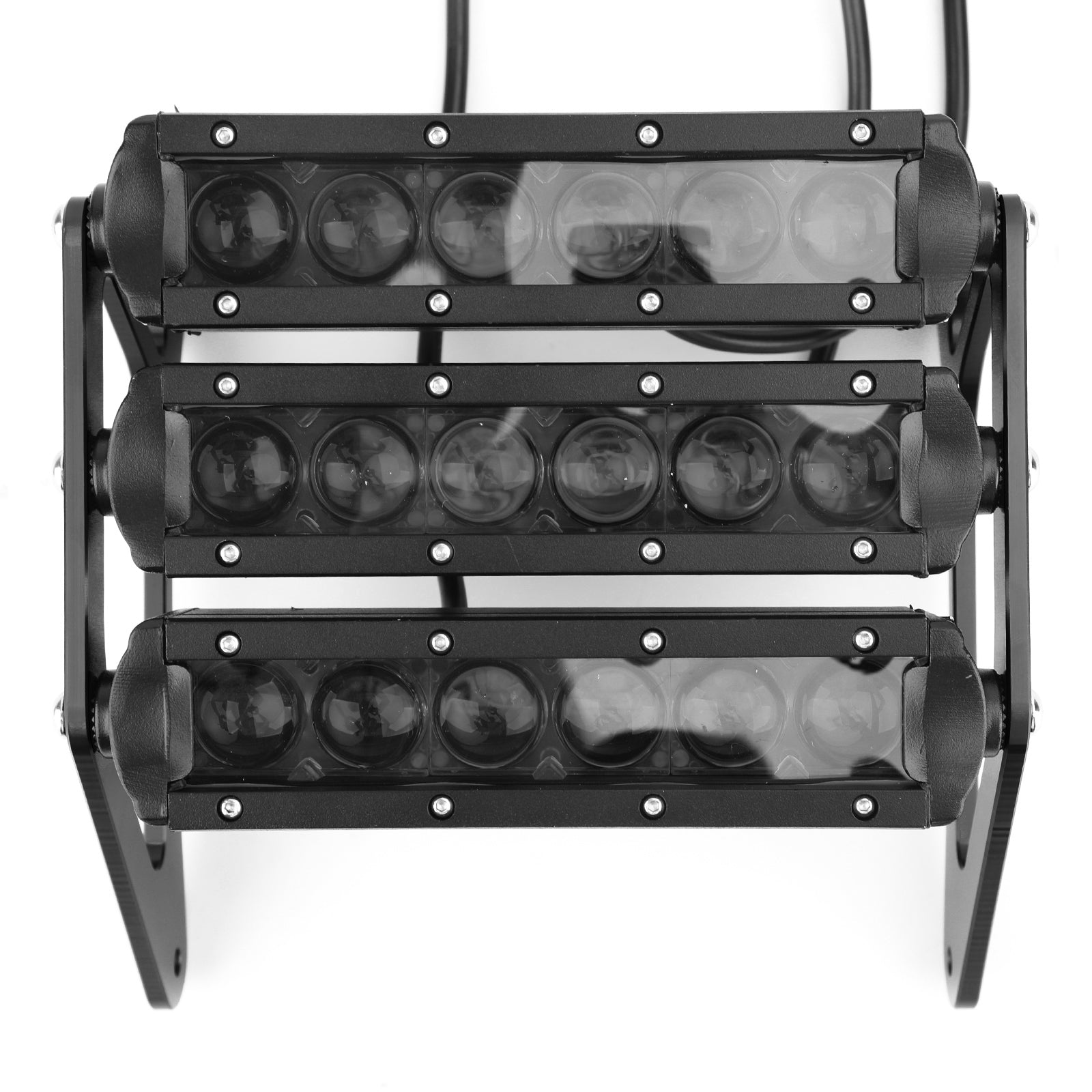 3Row LED Moto Phare Antibrouillard ALU fit pour Honda Grom 125 MSX SF 13-19 Générique