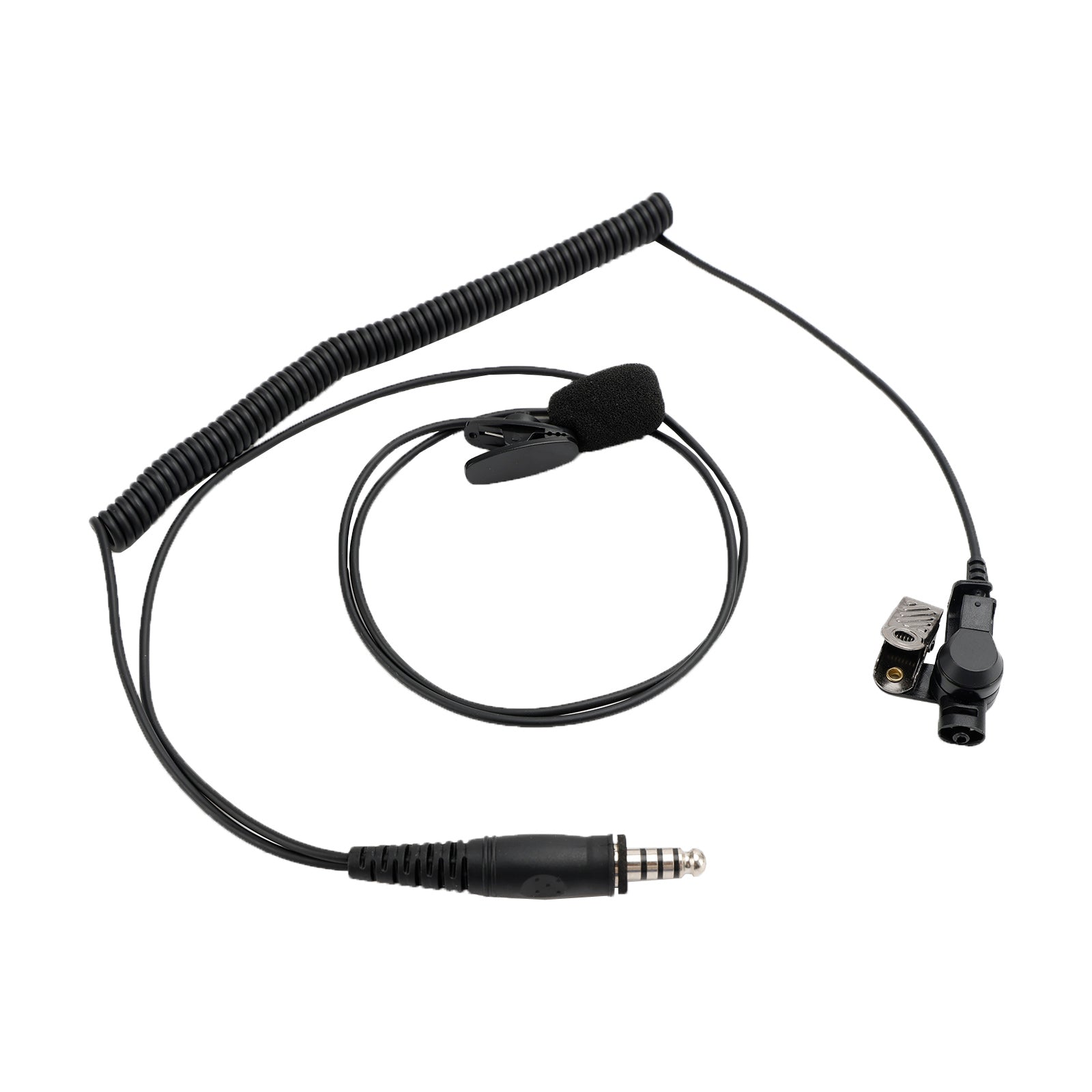 Écouteurs intra-auriculaires 7.1-A3, écouteurs à Tube d'air Transparent, écoute unique, avec micro