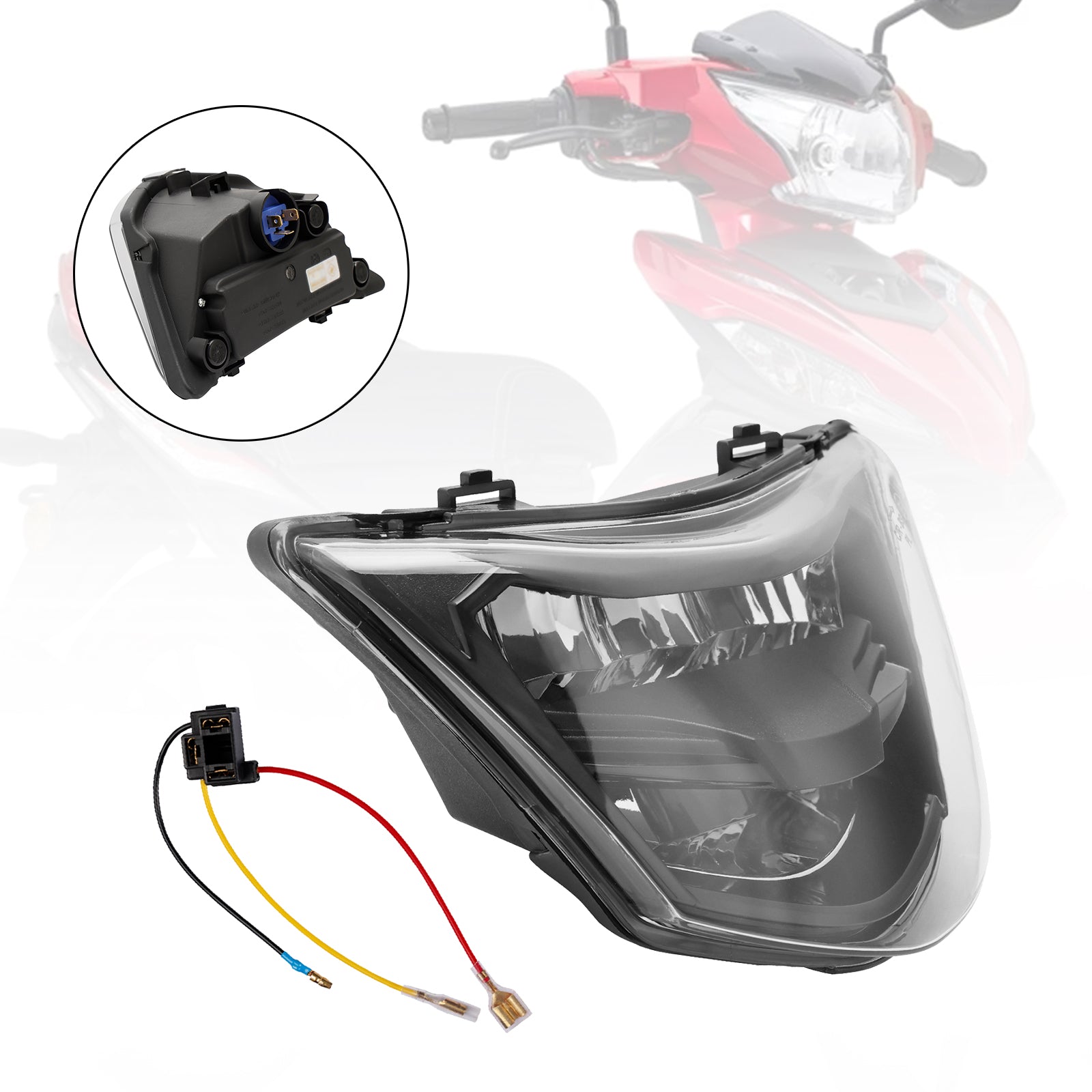 Yamaha LC135-V1 LC135 V1 Koplamp LED-beschermer vooraan