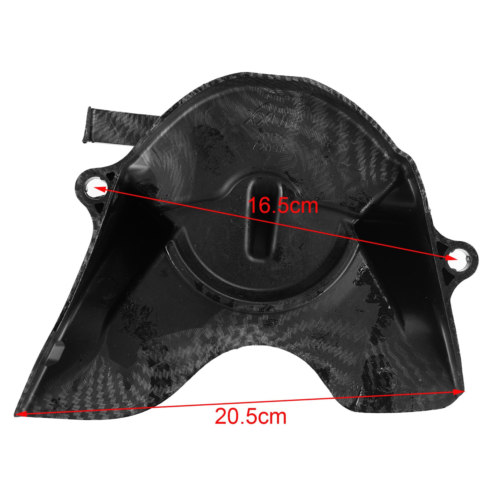 Protection de couverture de chaîne de pignon avant en carbone pour Honda CBR650R CB650R 2019-2021 générique