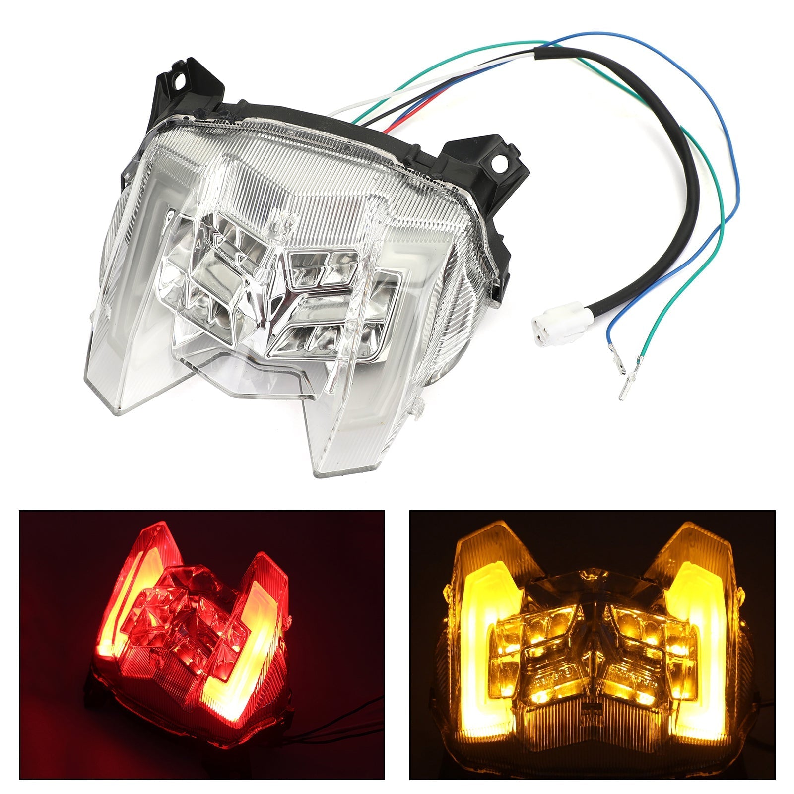 Feu arrière LED clignotants de frein arrière pour YAMAHA MT-09 FZ-09 2017-2019 générique
