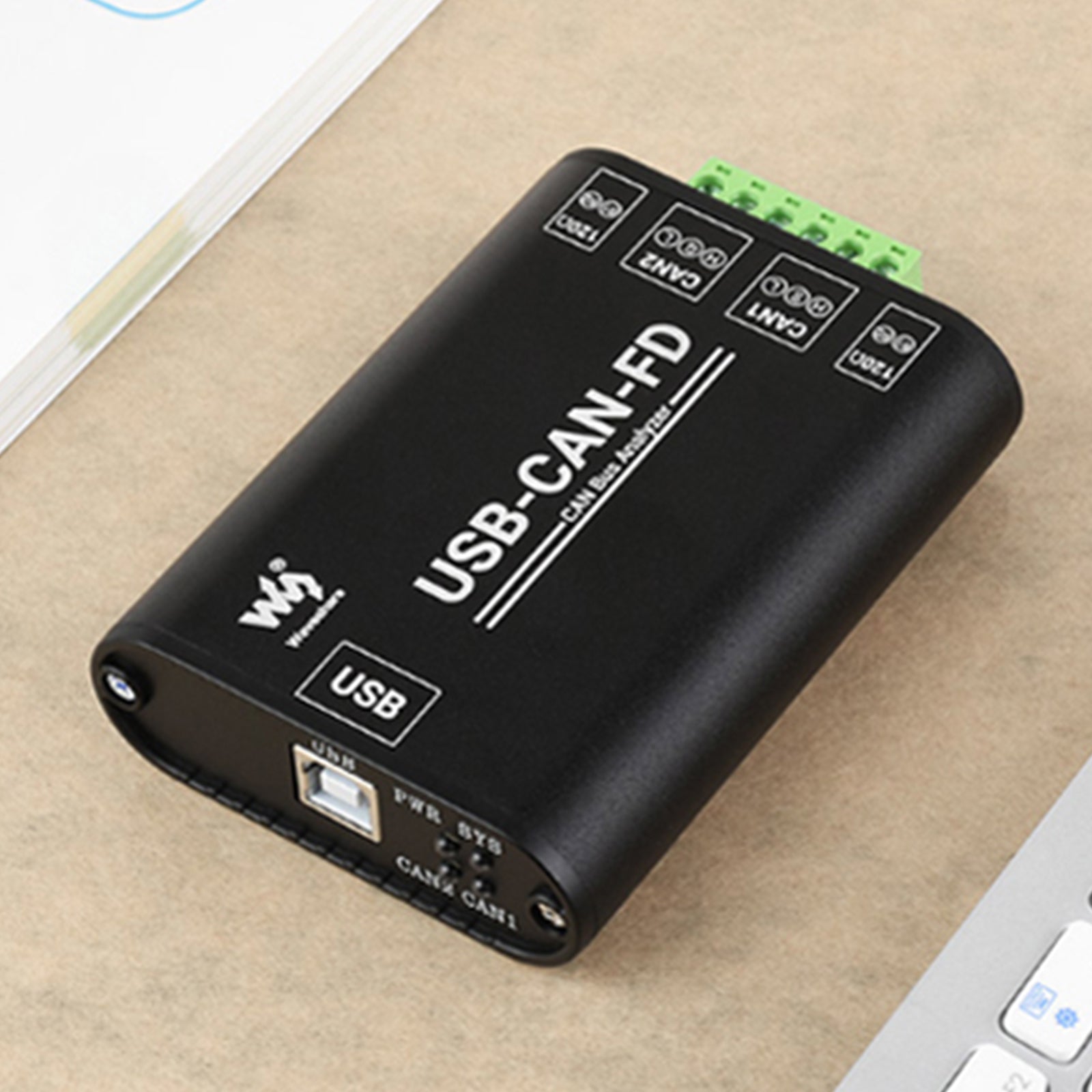 Konwerter interfejsu USB na CAN FD, moduł komunikacyjny z izolacją galwaniczną