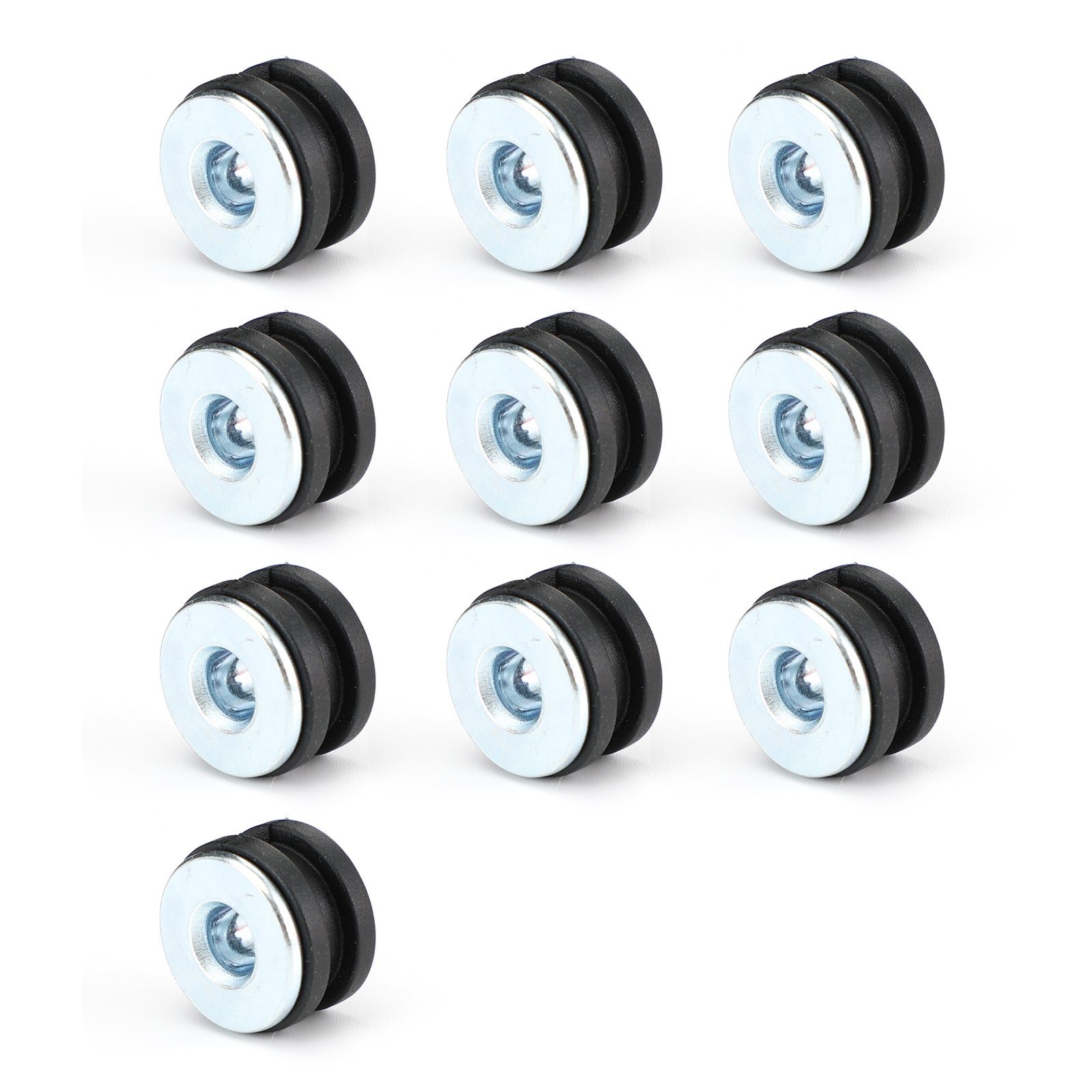 Novi 10 kosov motornega kolesa M6 Stranska plošča gume/ušesa Komplet vijakov primeren za Kawasaki