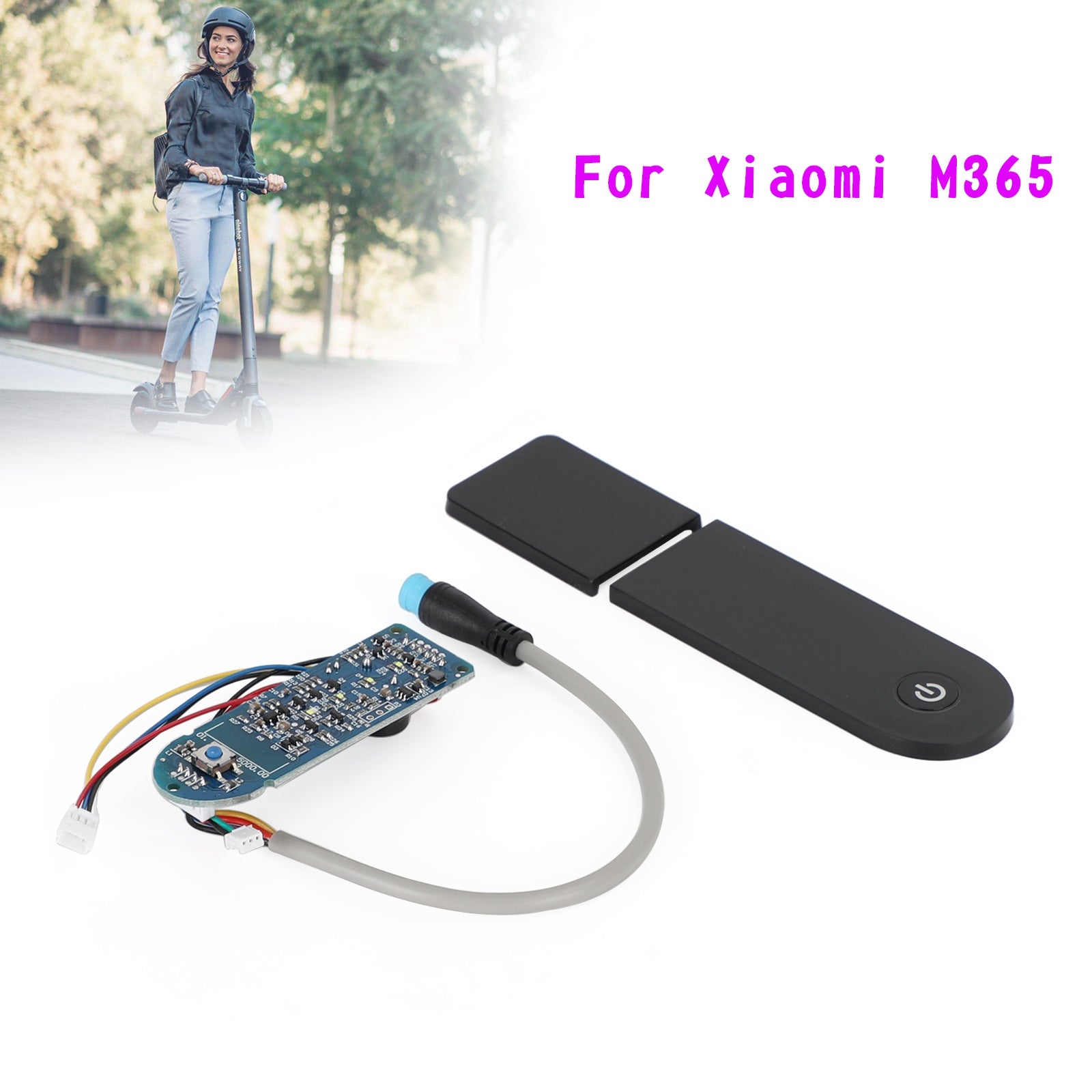 Placa de circuito Bluetooth y piezas de repuesto de cubierta de tablero para Xiaomi M365