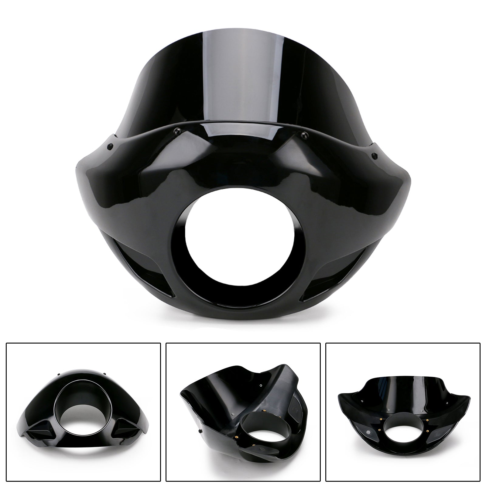 Forcelle da 35mm-49mm Fari da 5,75" Parabrezza Sportster Cupolino