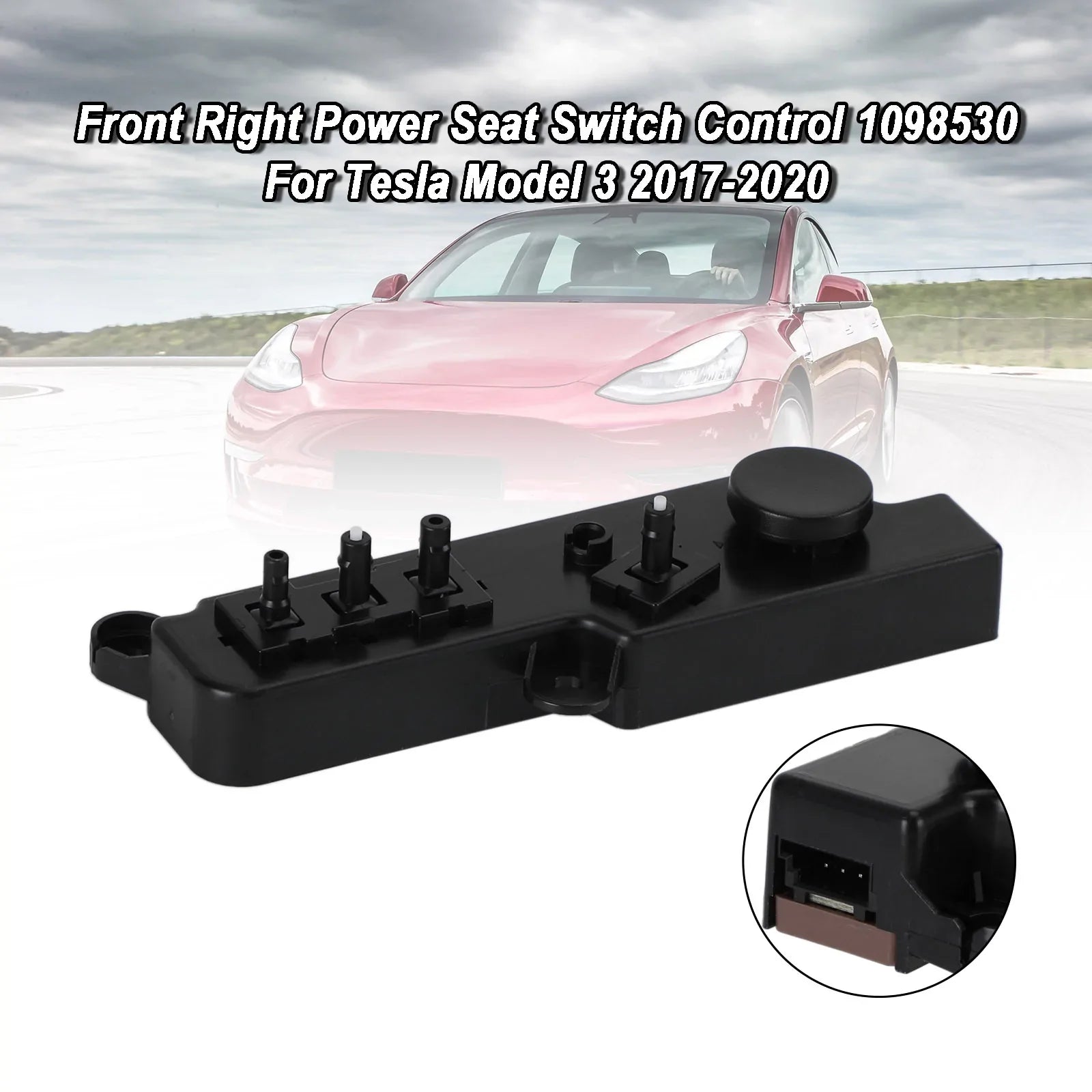 Tesla Model 3 2017-2020 Bediening elektrisch verstelbare stoel rechtsvoor 1098530
