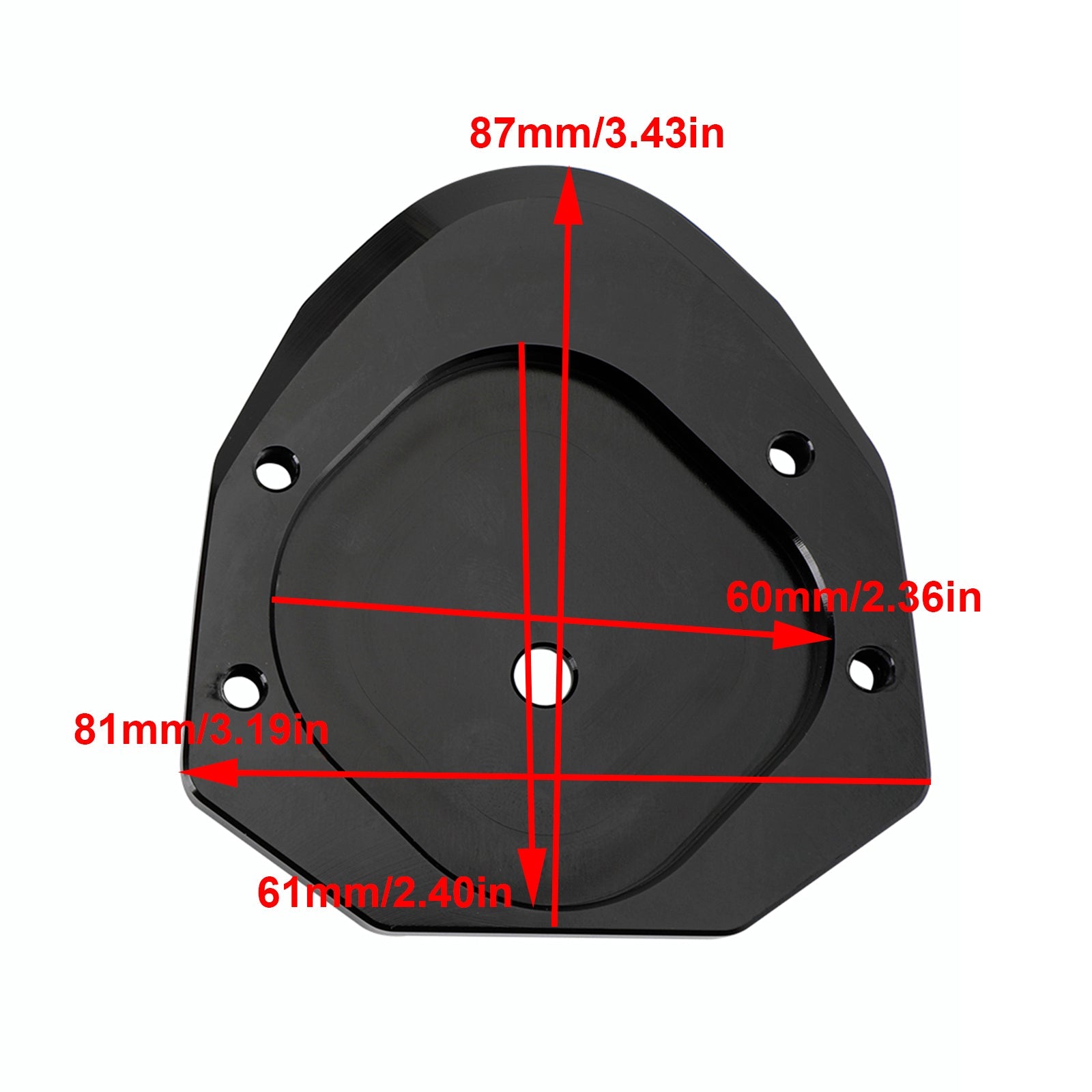 Yamaha XT1200Z XT1200ze Super Tenere 2014-2021 Piatta di ingrandimento del cavalletto