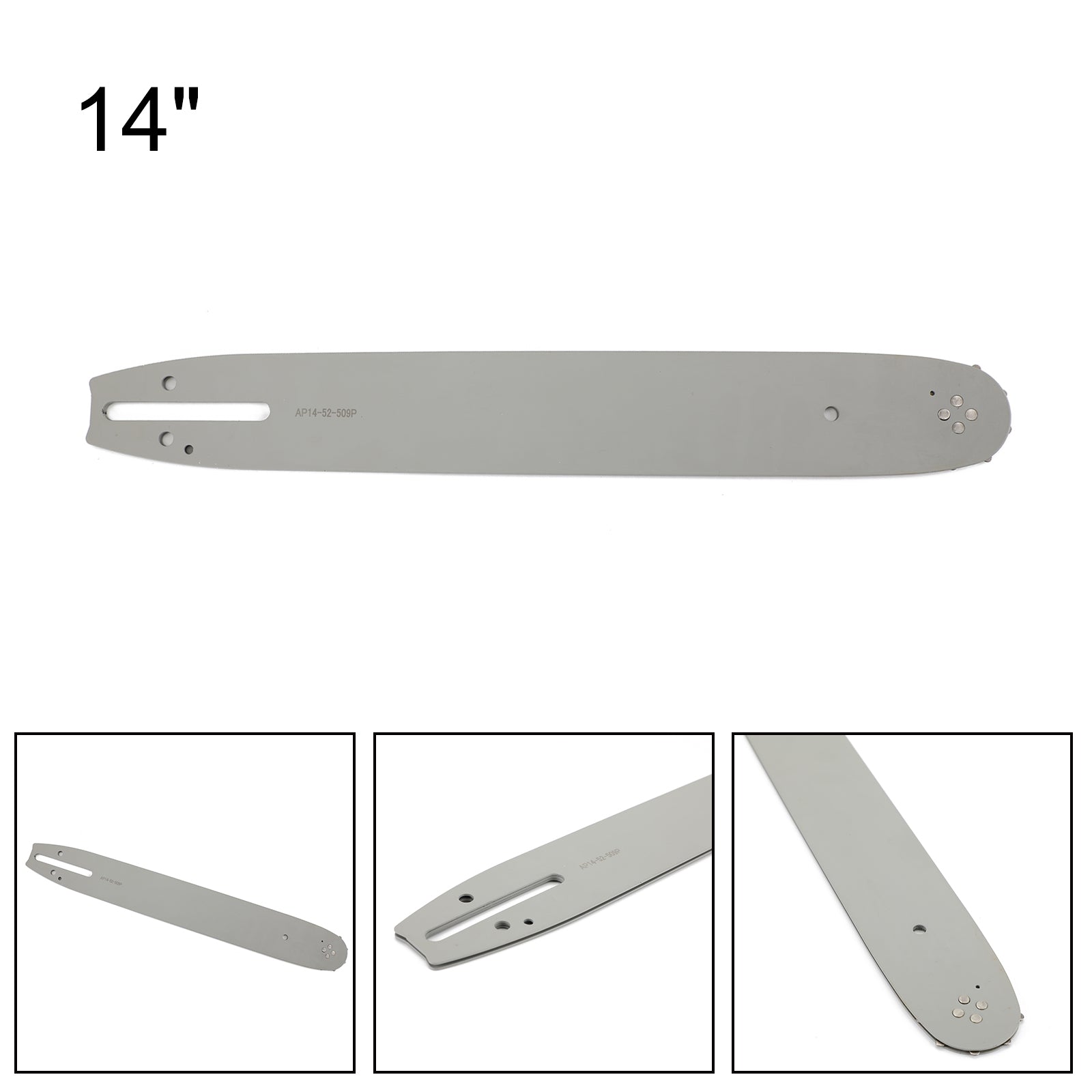 Barra guía de motosierra 14" 501959252 3/8" calibre .050 52 eslabones de transmisión para Husqvarna