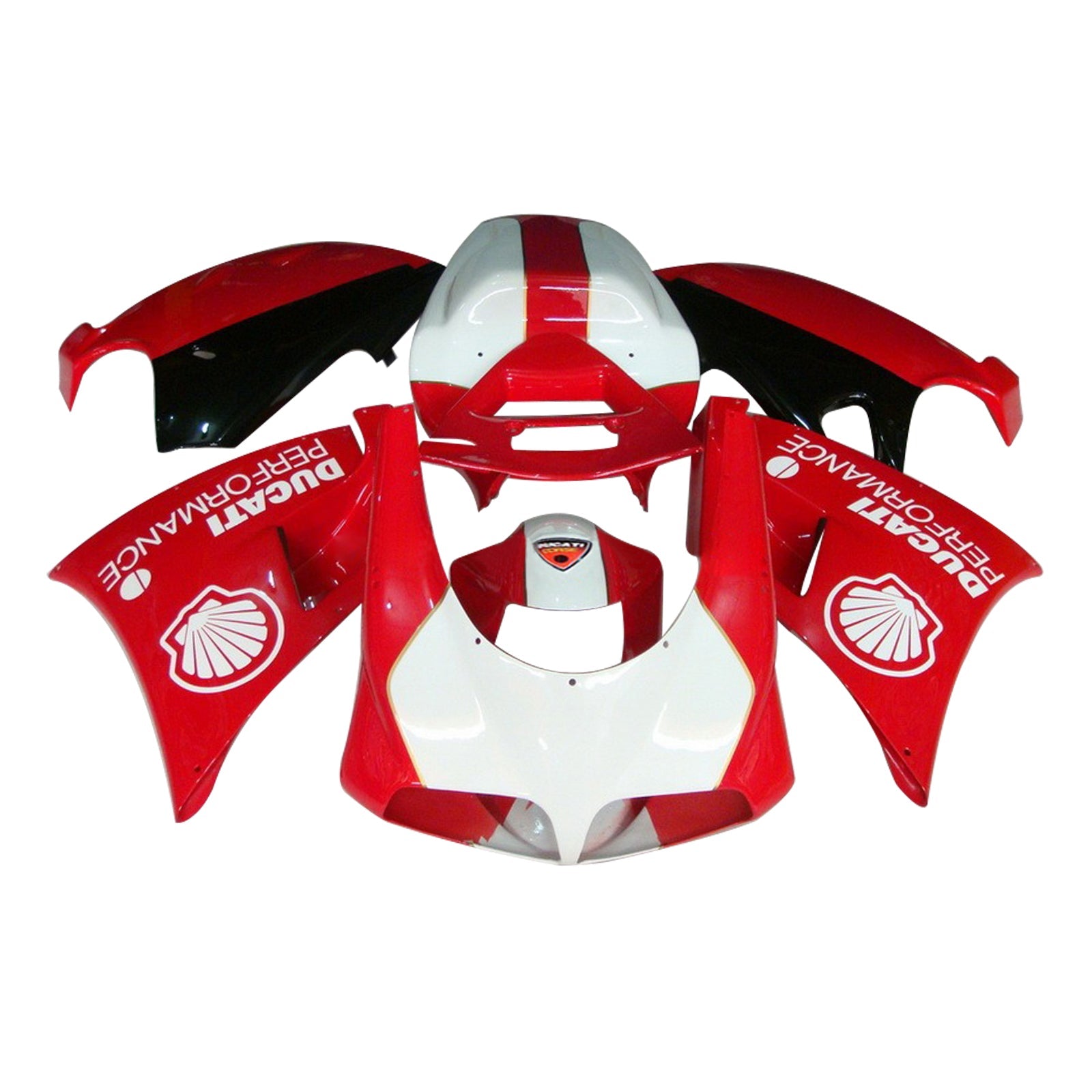 Amotopart Ducati 996 748 1996-2002 Zestaw nadwozia ABS Fairing