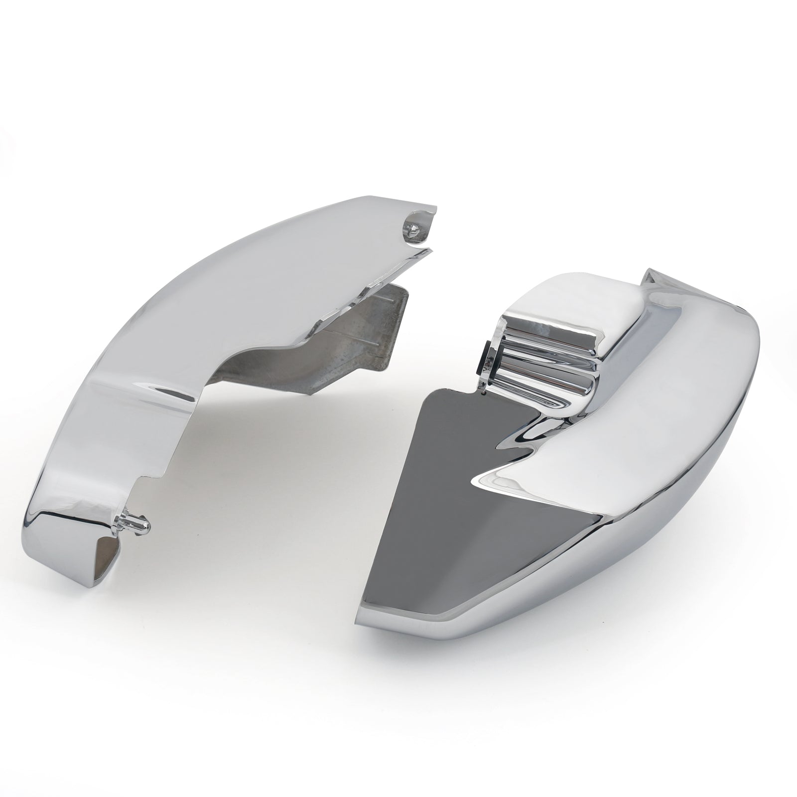 Chromen linker en rechter batterijzijafdekkingen voor Suzuki C50 VL800 Volusia VL 800 generiek paar