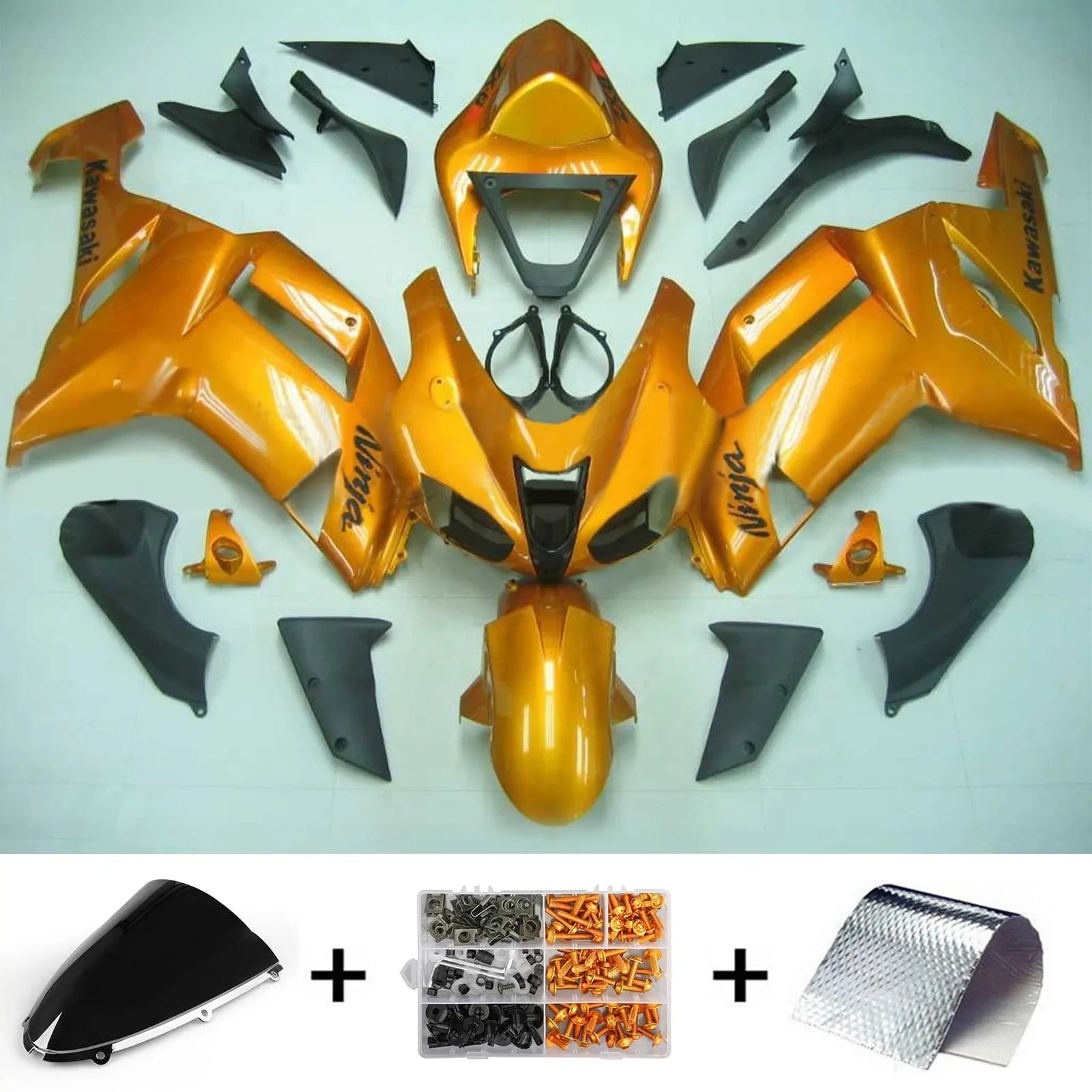 Amotopart kuipset voor Kawasaki ZX6R 636 2007-2008 generiek