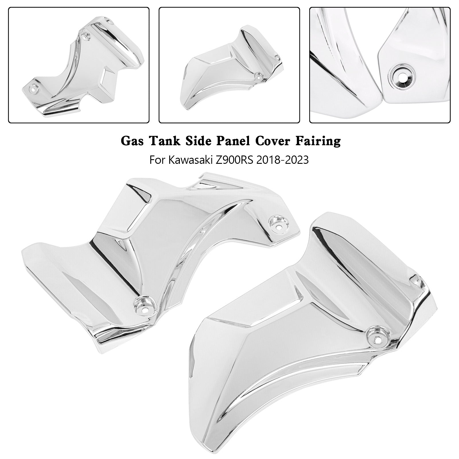 Kawasaki Z900RS 2018-2023 Panel de vestimenta lateral tanque lateral del tanque de combustible