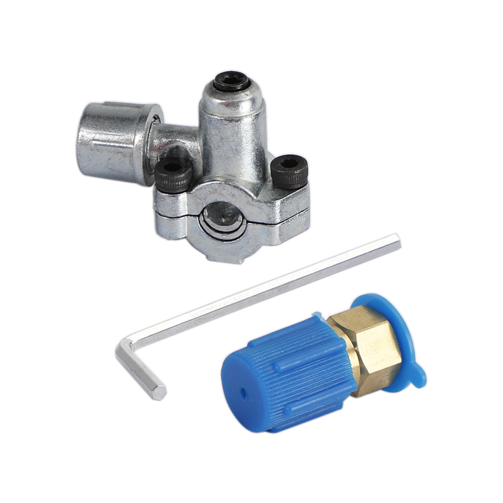 Pour réfrigérant R12 R22 R134A A/C Retrofit Valve & BPV31 Bullet Piercing Tap Kits
