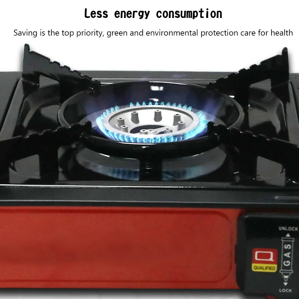 Butane/réservoir de gaz liquéfié Brûleur à double usage Réchaud de camping à gaz Réchaud de table