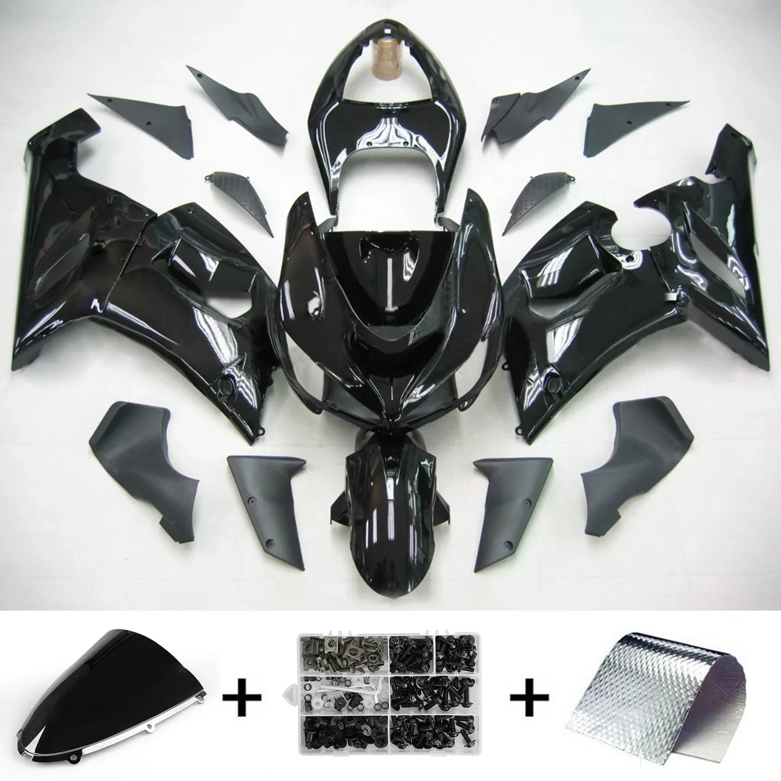 Amotopart kuipkit voor Kawasaki ZX6R 636 2005-2006 Generic