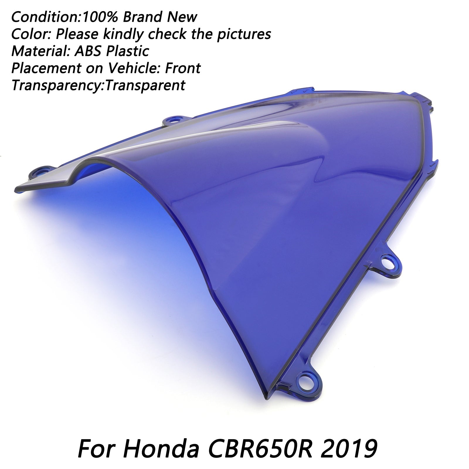 Parabrezza parabrezza per Honda CBR650R CBR 650 R 2019 Generico
