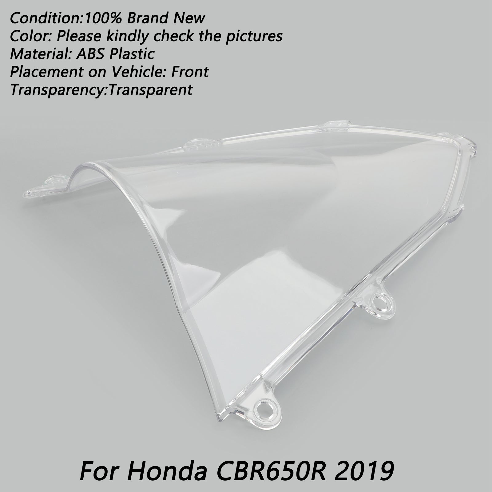 Parabrezza parabrezza per Honda CBR650R CBR 650 R 2019 Generico