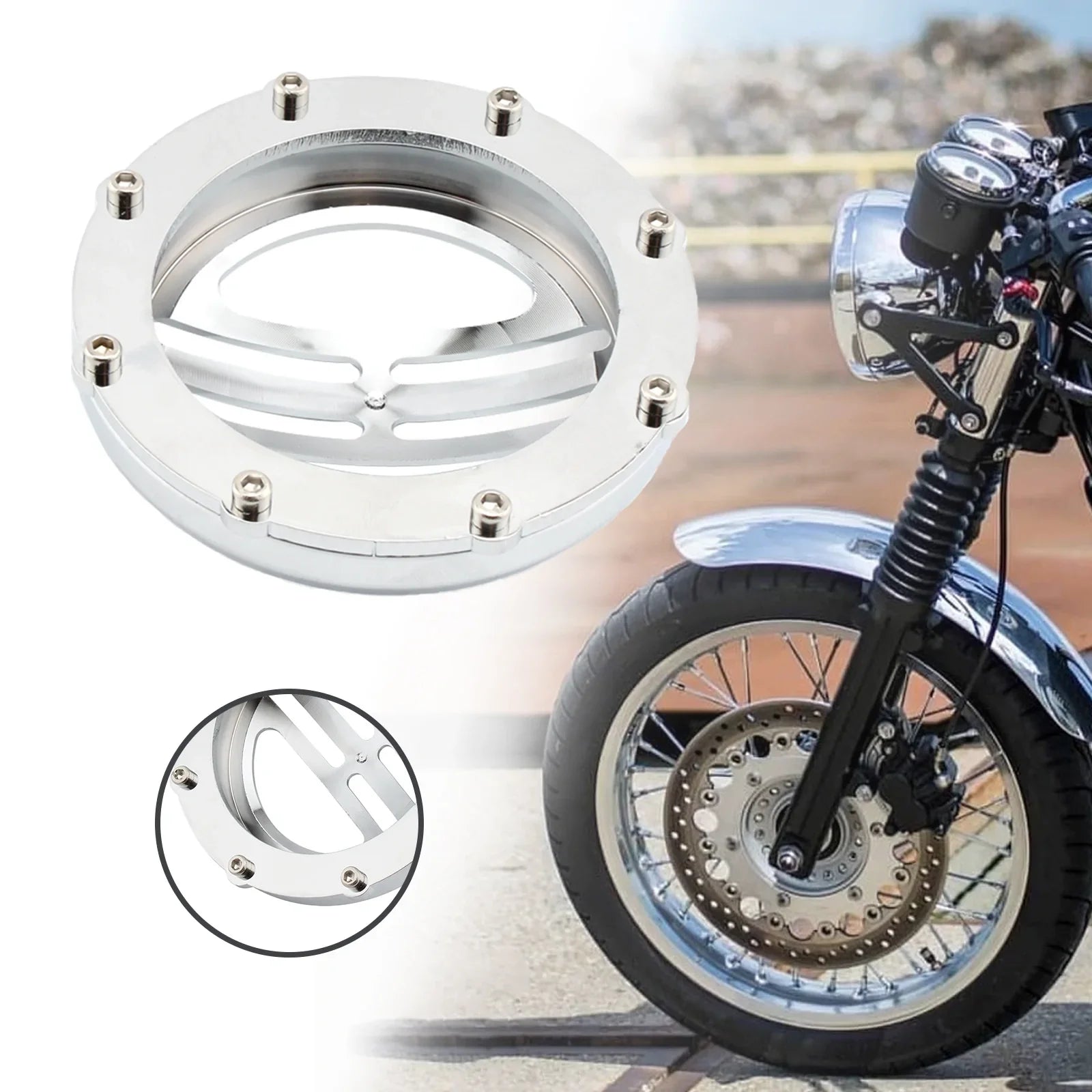 Copertura Klaxon Copertura decorativa universale per Bobber T120 T100 Street Twin Generic