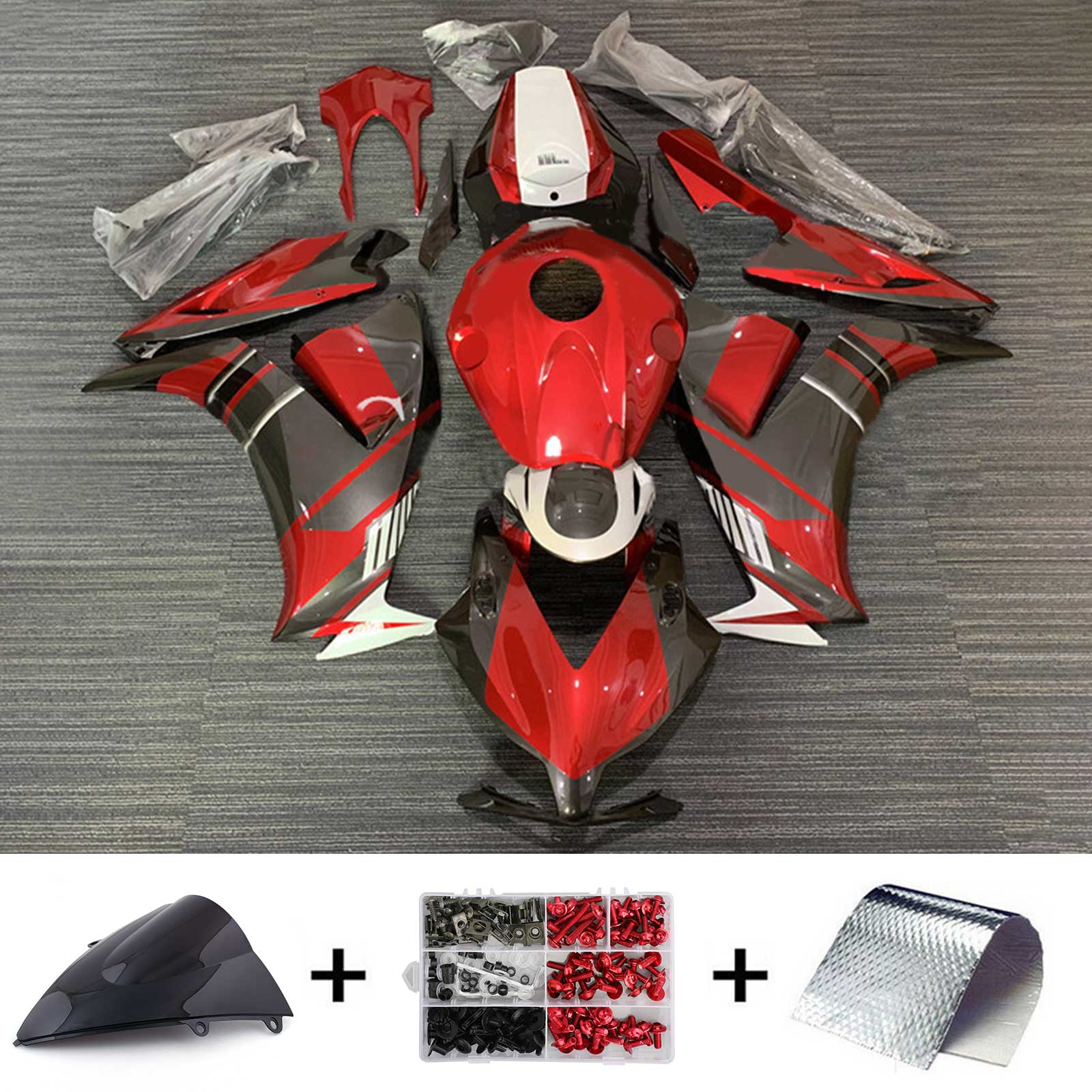 Amotopart Honda CBR1000RR 2012-2016 ABS muovinen korin suojasarja
