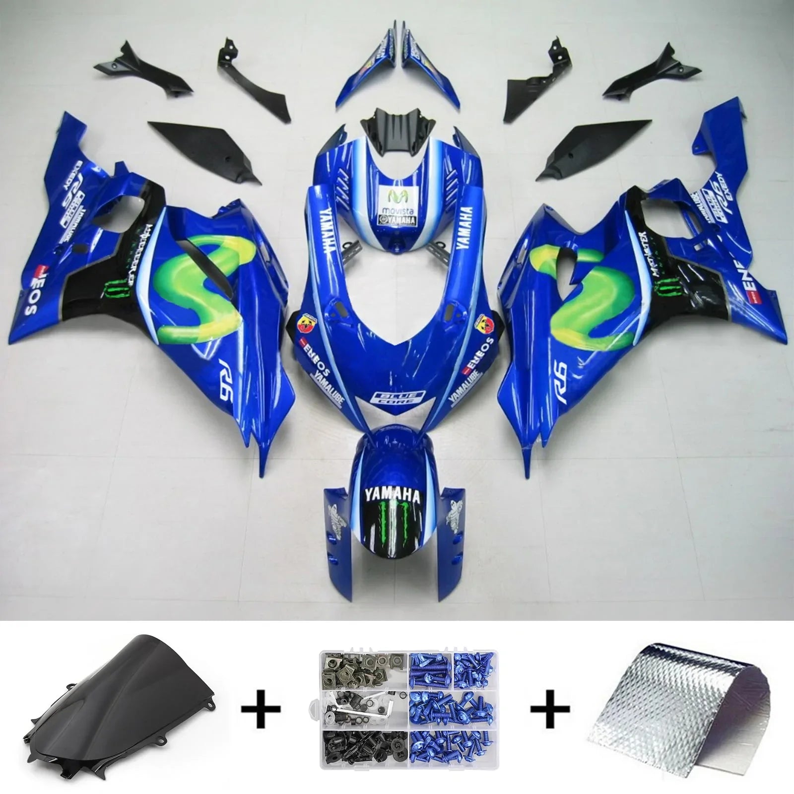 Amotopart Sealing Kit za Yamaha YZF 600 R6 2017-2020 Generic