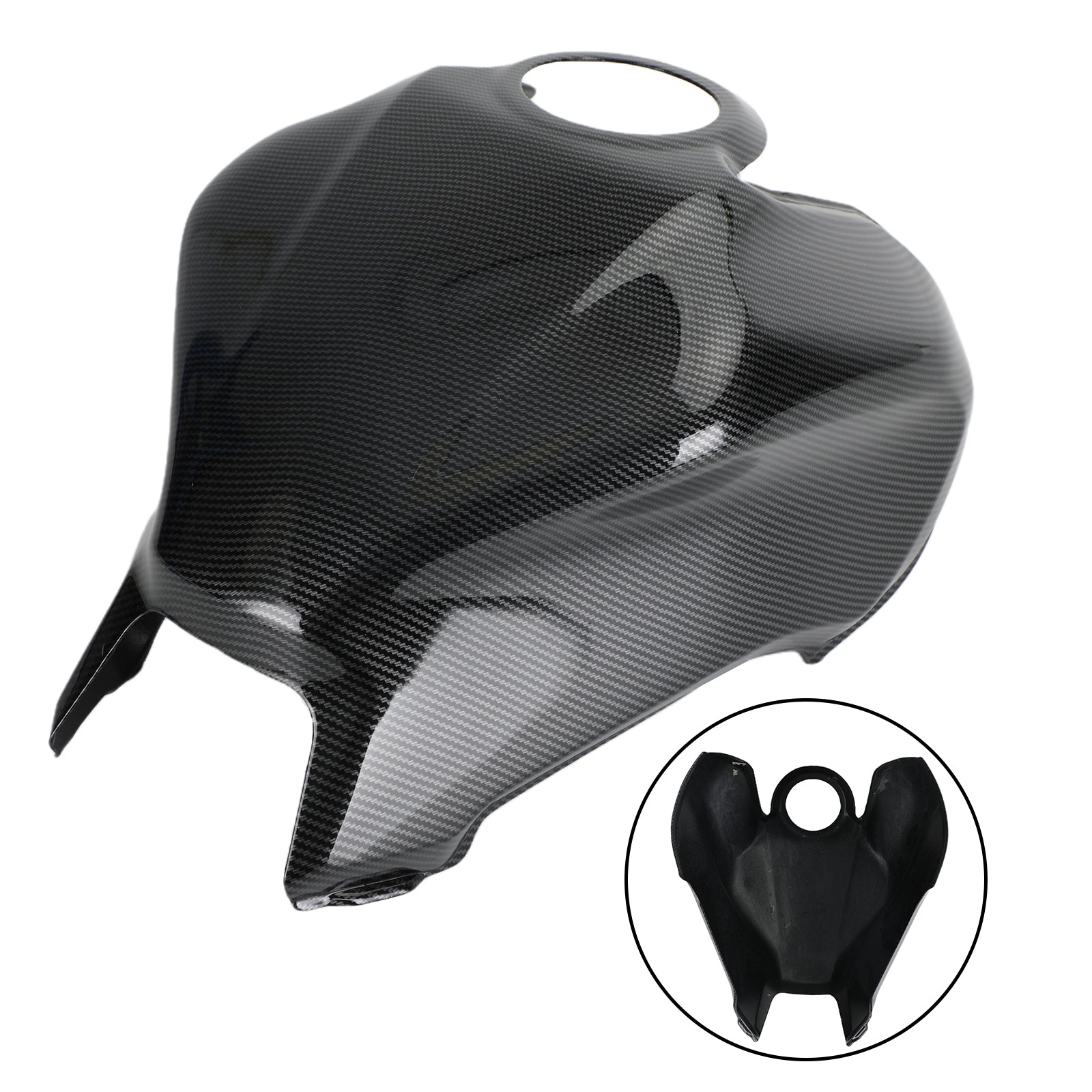 Honda CB650R CBR650R 2019-2021 Pokrov rezervoarjev za gorivo iz generičnega ogljikovega motornega rezervoarja
